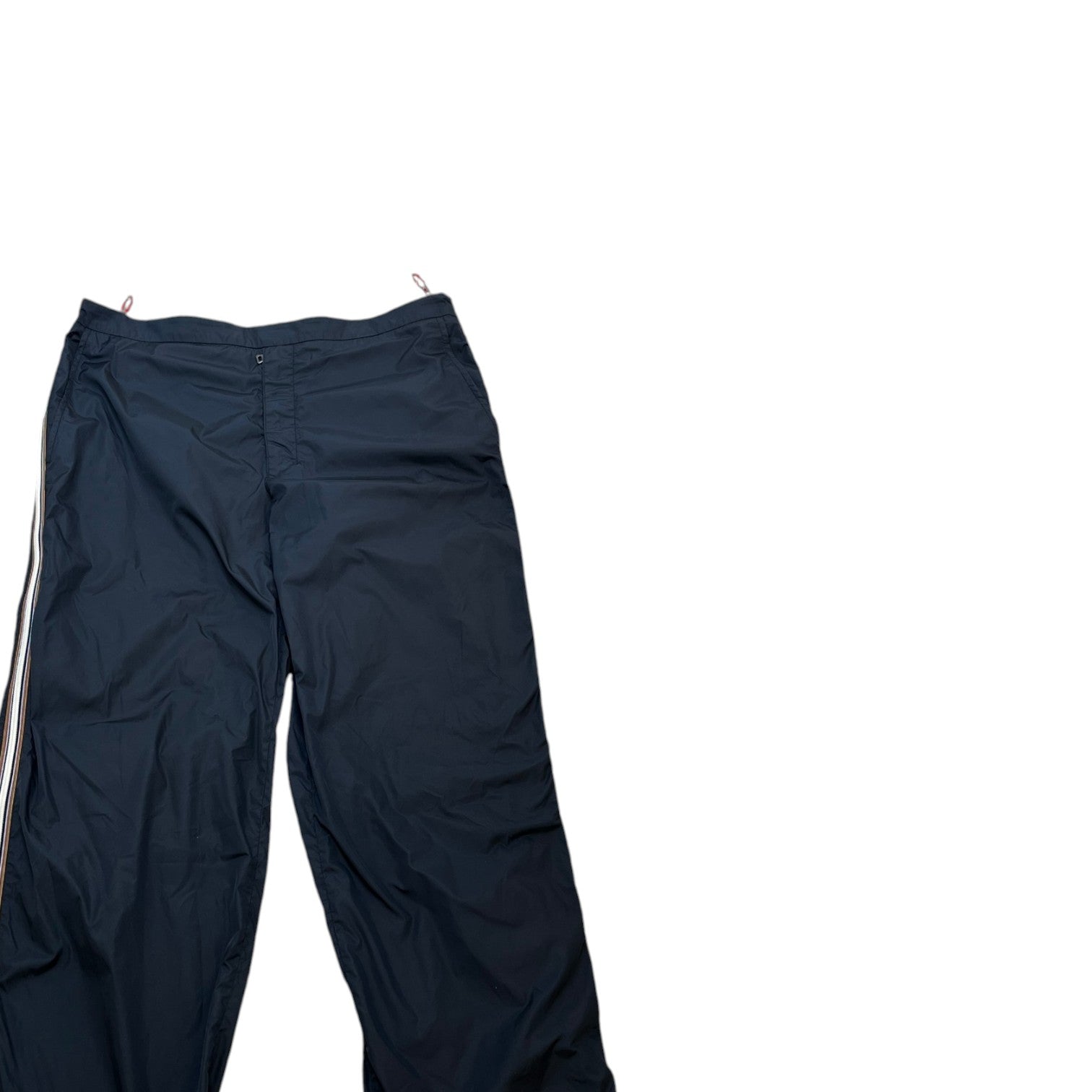 Men's Linea Rossa Nylon Joggers Black Size IT 48 / UK 32
