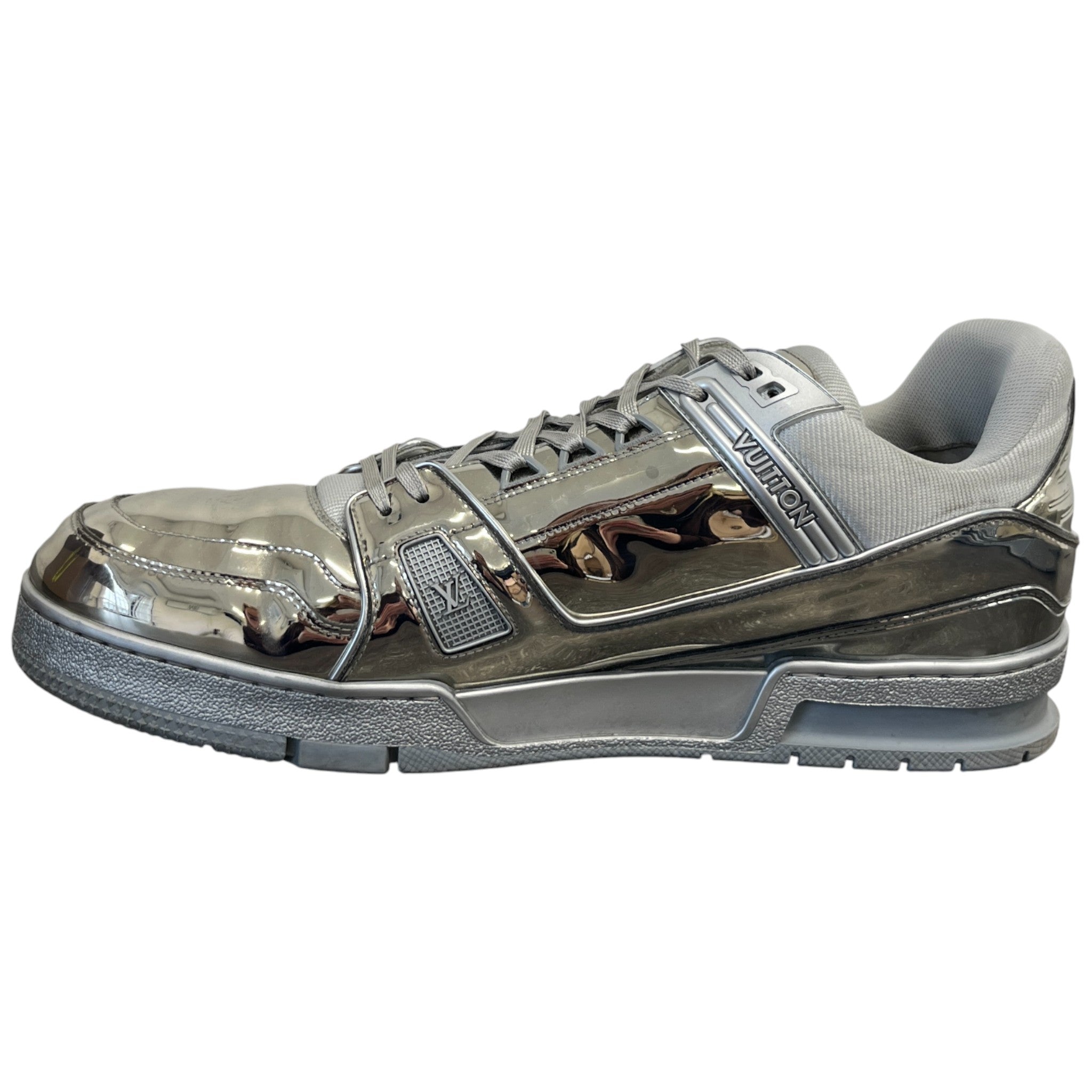 Men's Lv Low Trainers Silver Size EU 45 / UK 11