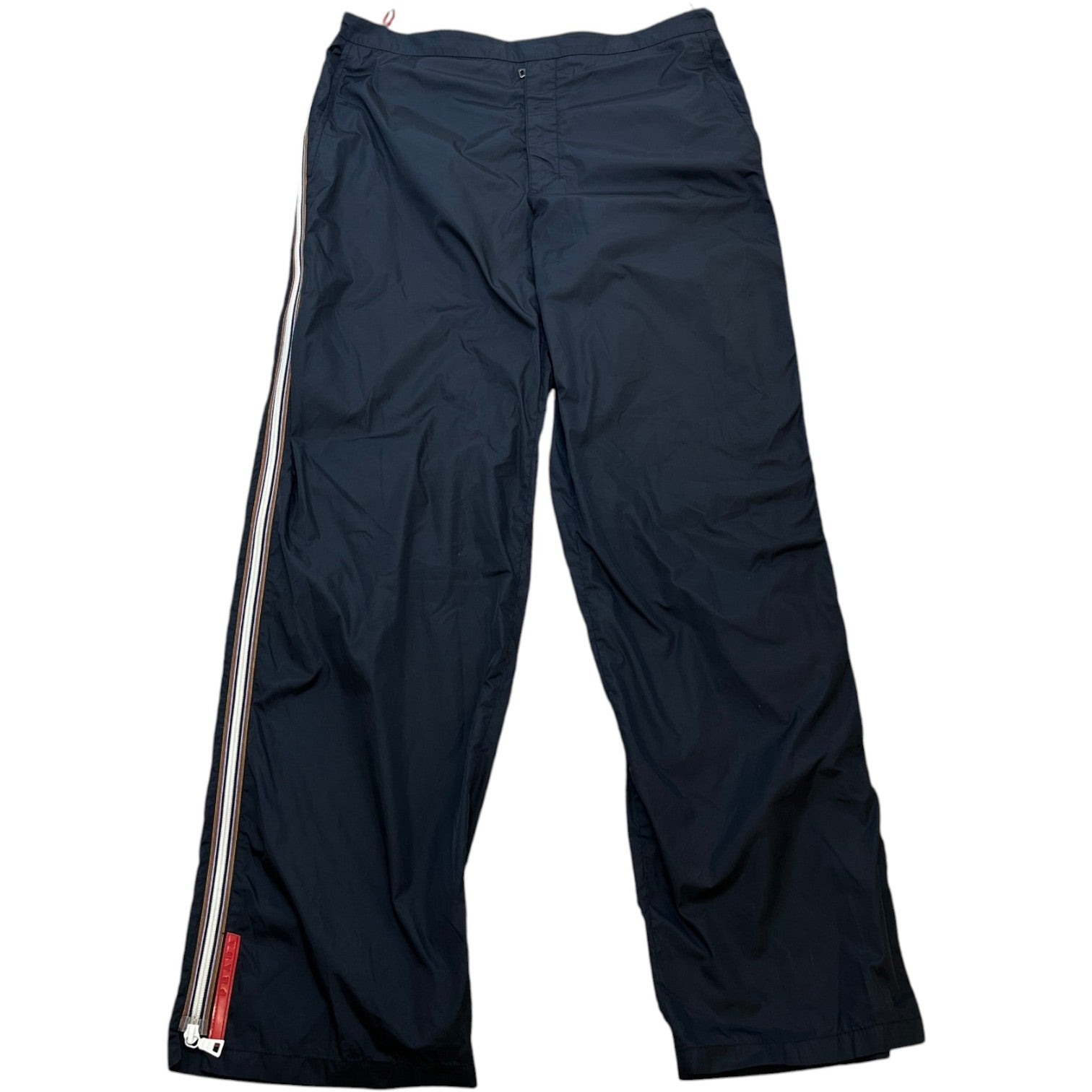 Men's Linea Rossa Nylon Joggers Black Size IT 48 / UK 32