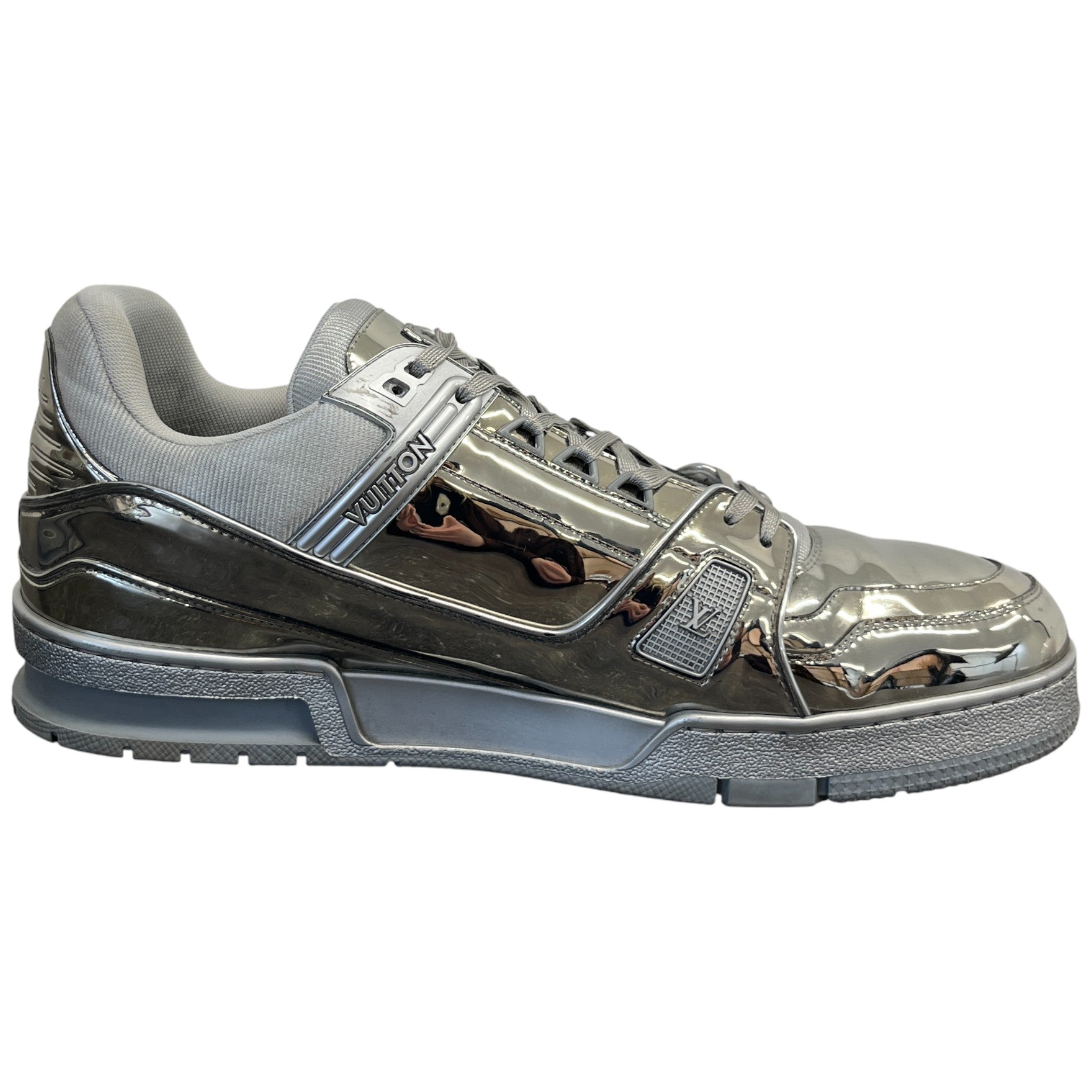 Men's Lv Low Trainers Silver Size EU 45 / UK 11