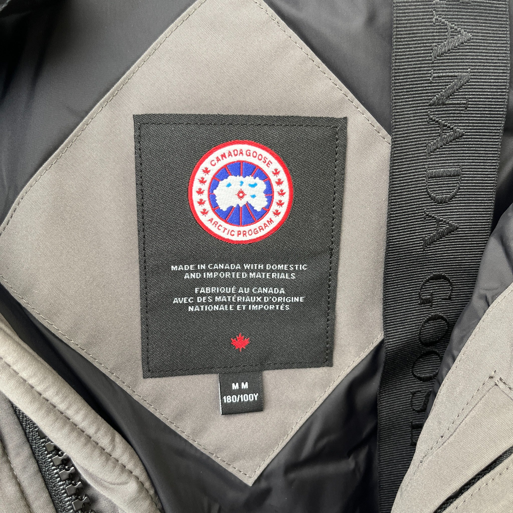 Men's Wyndham Parka Down Jacket Grey Size M