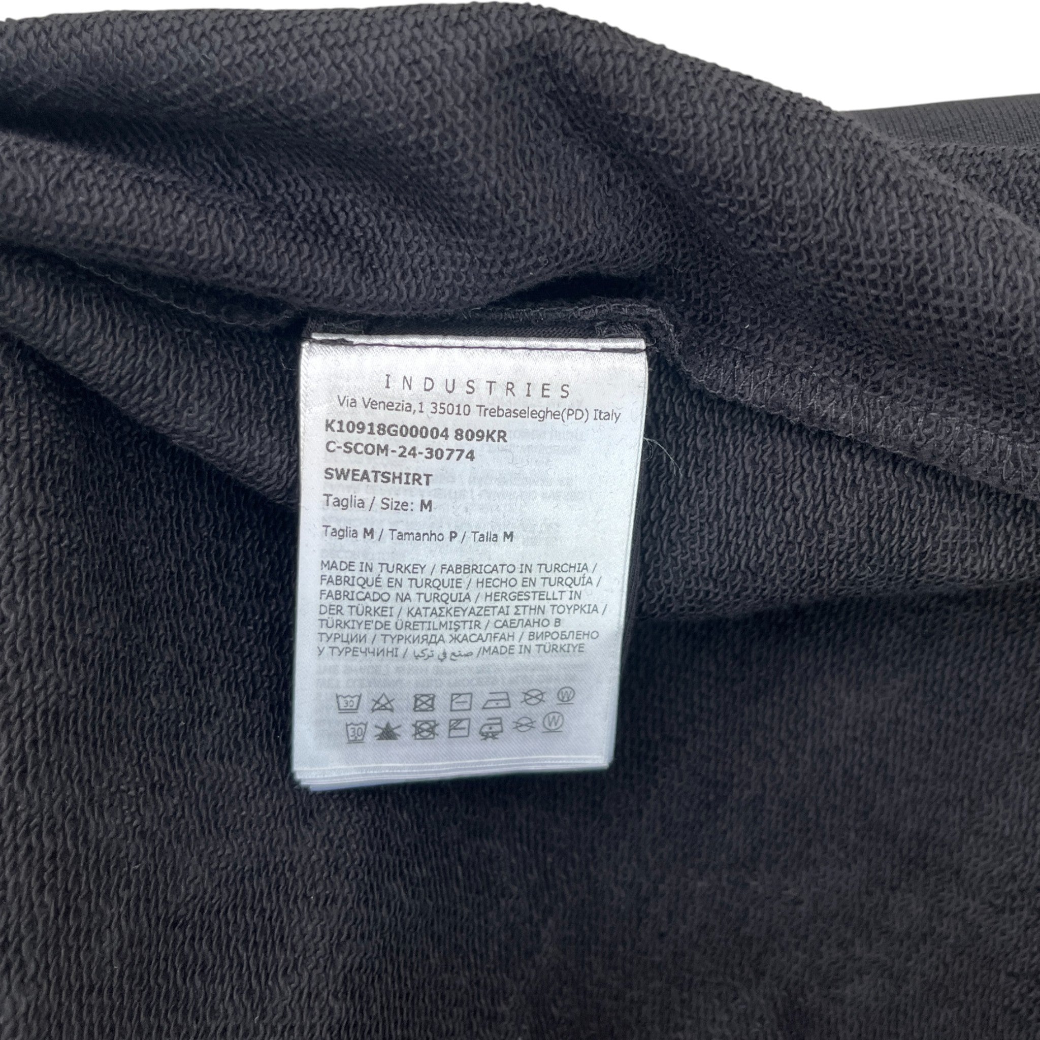 Men's Maglia Sweatshirt Black Size M