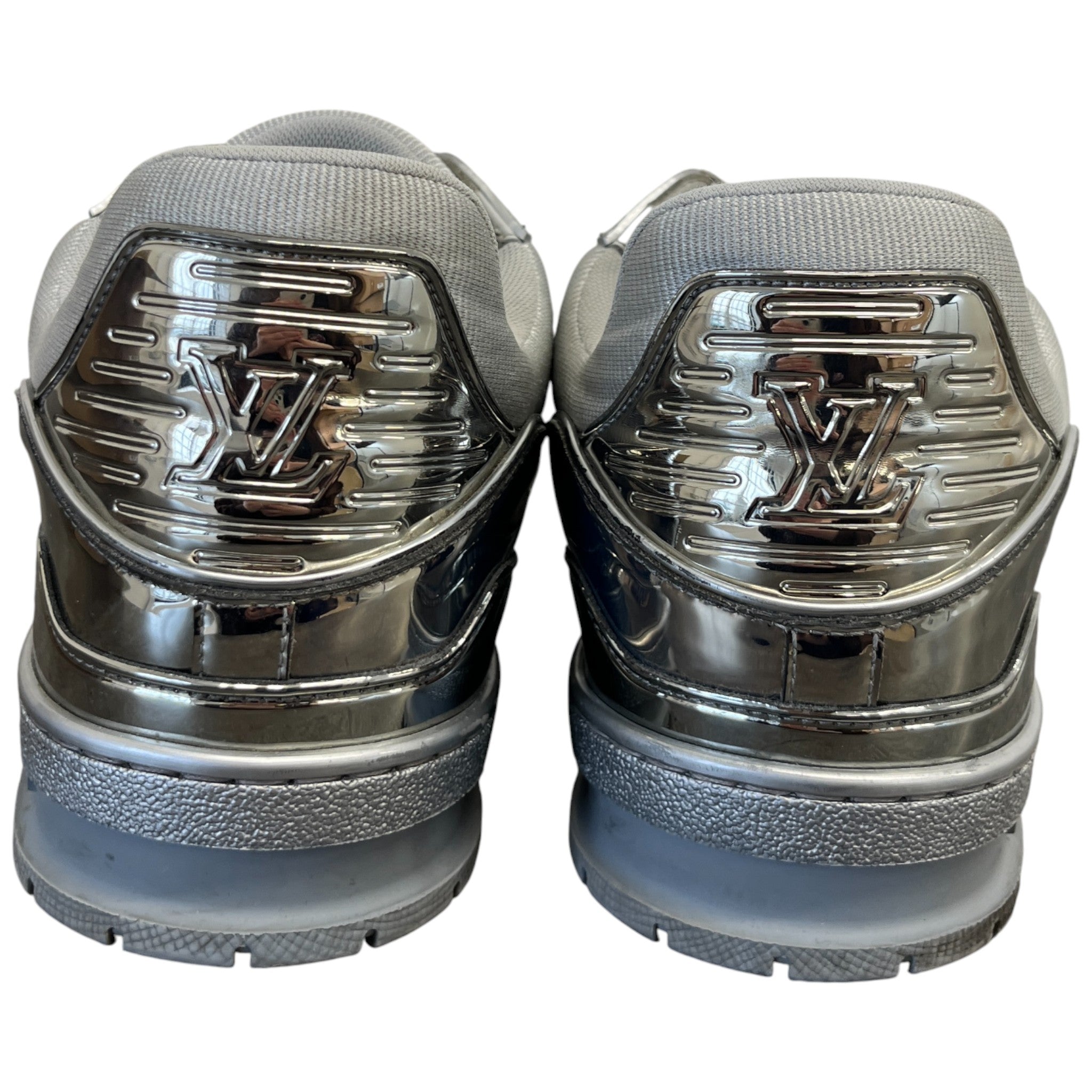 Men's Lv Low Trainers Silver Size EU 45 / UK 11