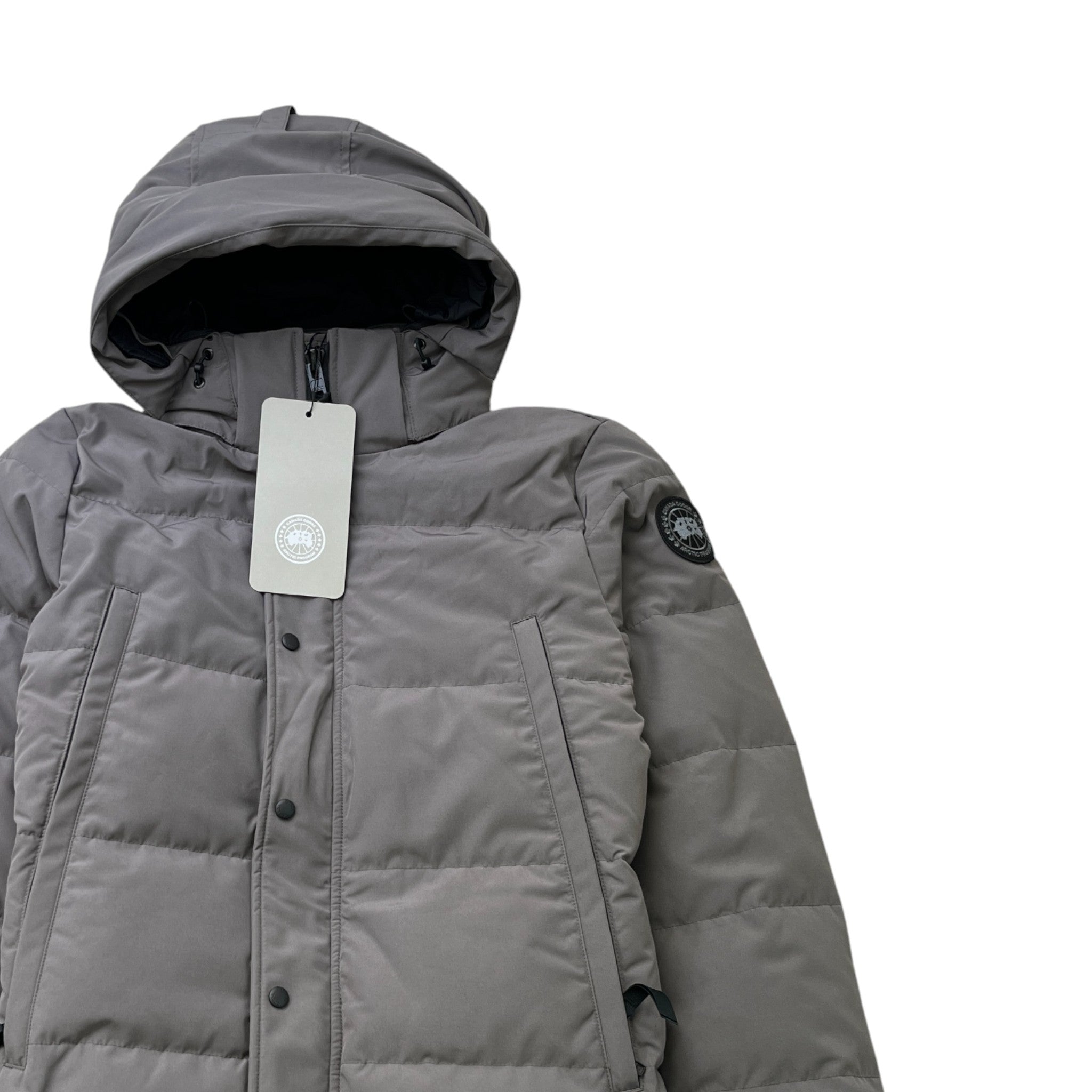 Men's Wyndham Parka Down Jacket Grey Size M