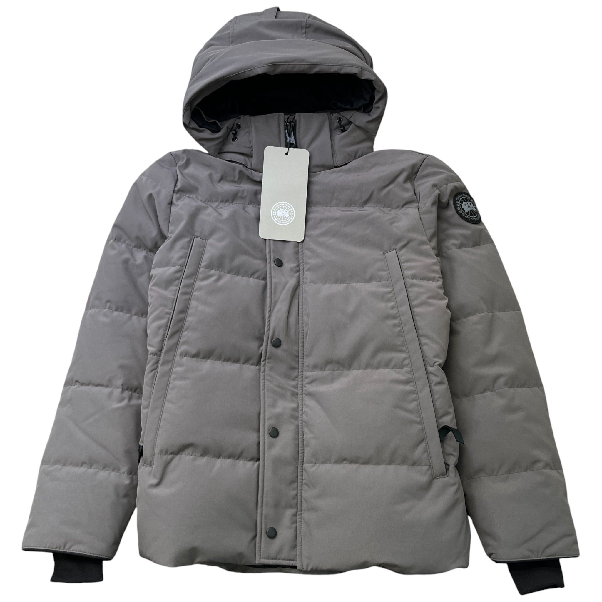 Men's Wyndham Parka Down Jacket Grey Size M