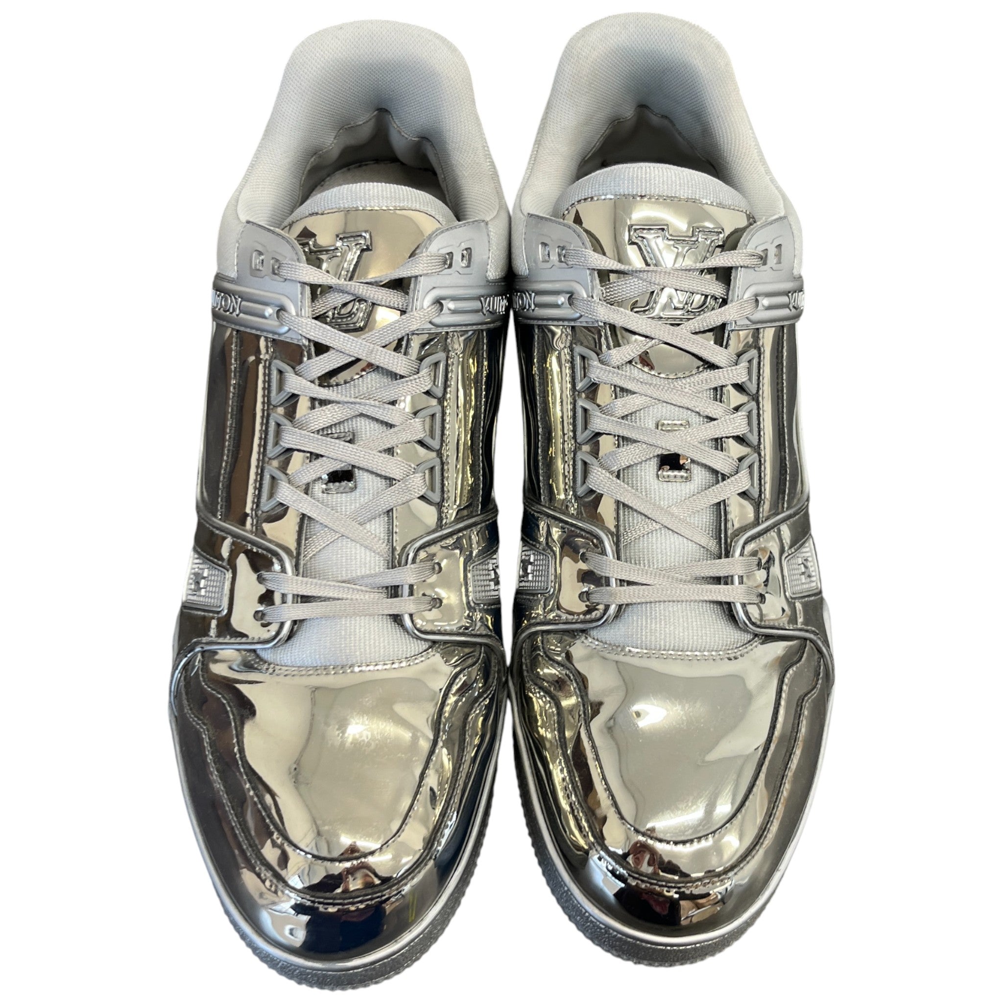 Men's Lv Low Trainers Silver Size EU 45 / UK 11