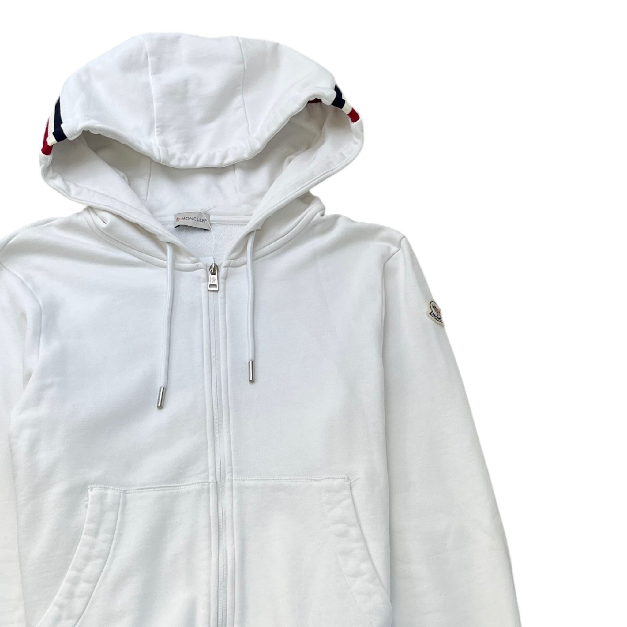 Men's Maglia Hoodie White Size L