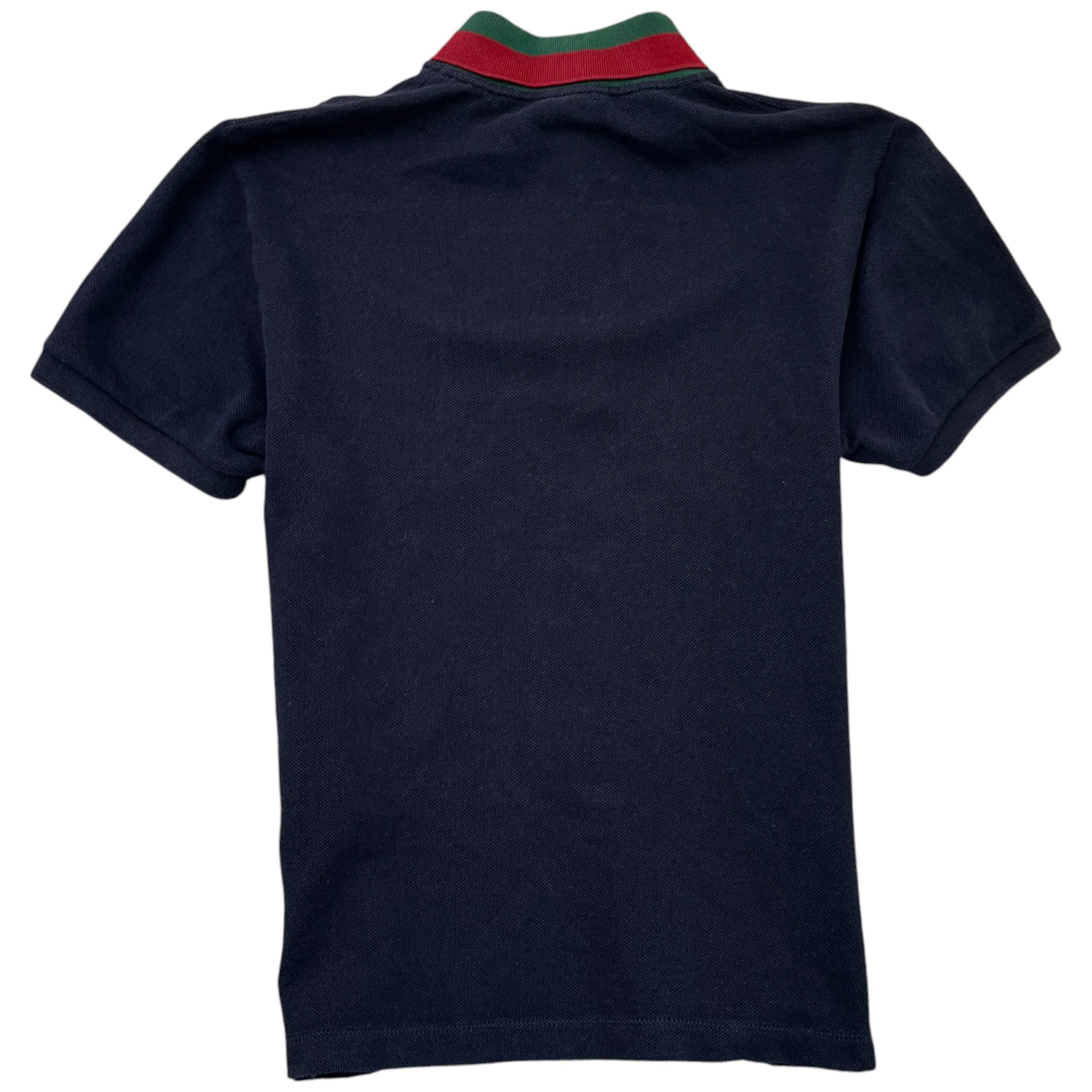 Men's Web Collar Polo Shirt Navy Size S