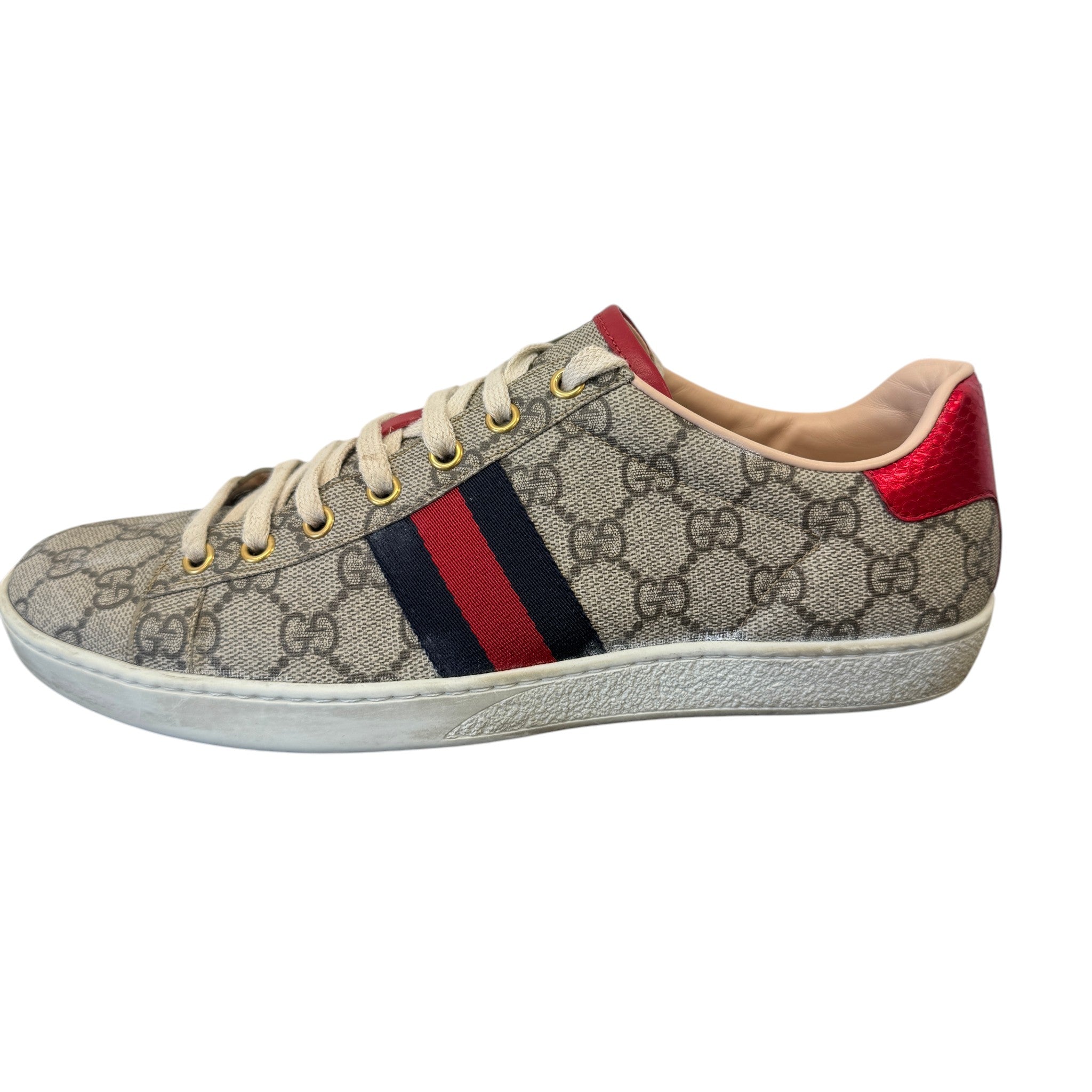 Women's Ace Gg Supreme Low Trainers Beige Size EU 41 / UK 8