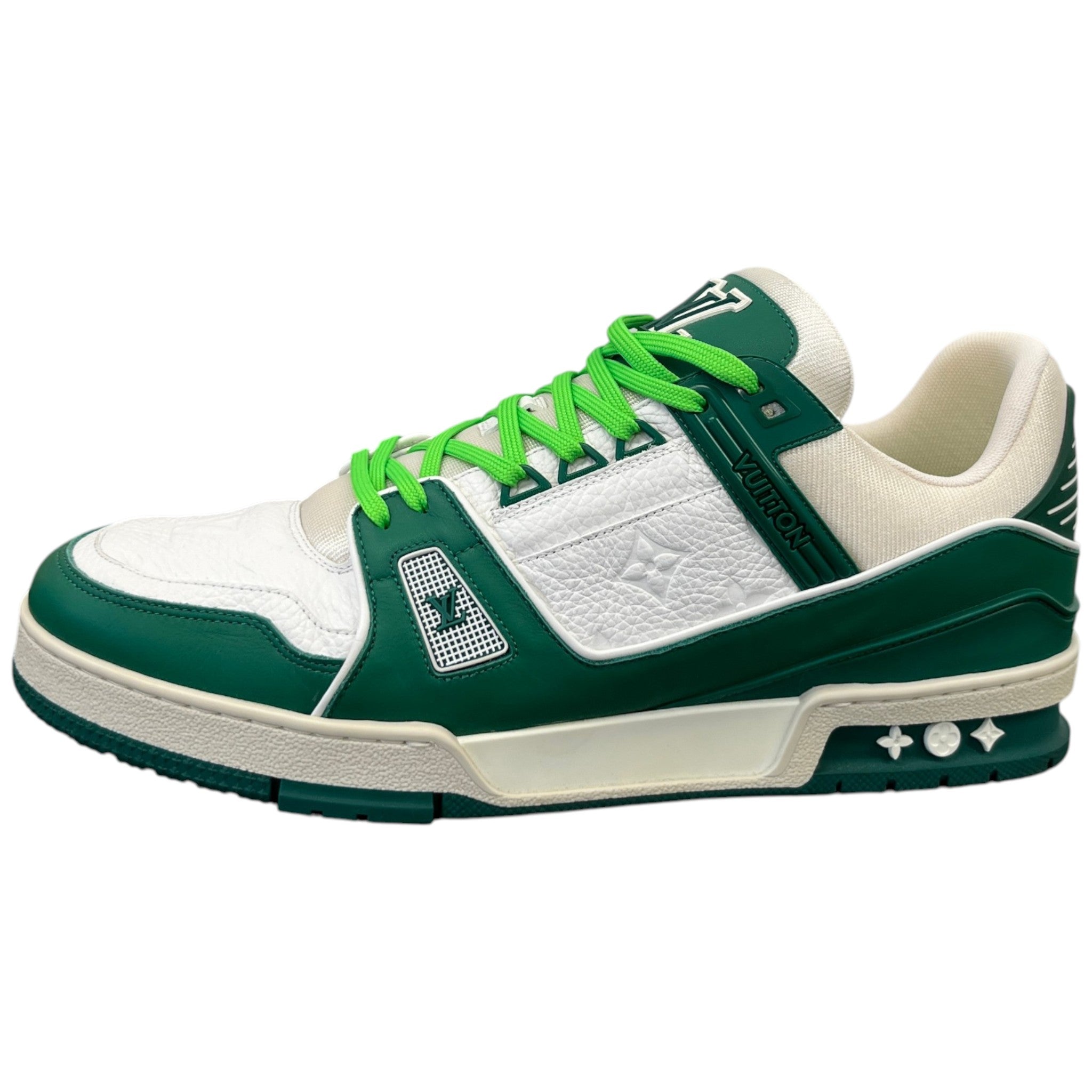 Men's Lv Virgil Abloh Low Trainers Green Size EU 45 / UK 11