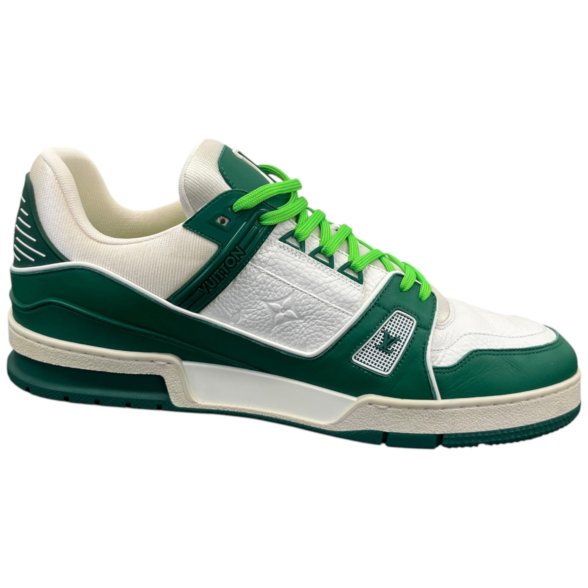 Men's Lv Virgil Abloh Low Trainers Green Size EU 45 / UK 11
