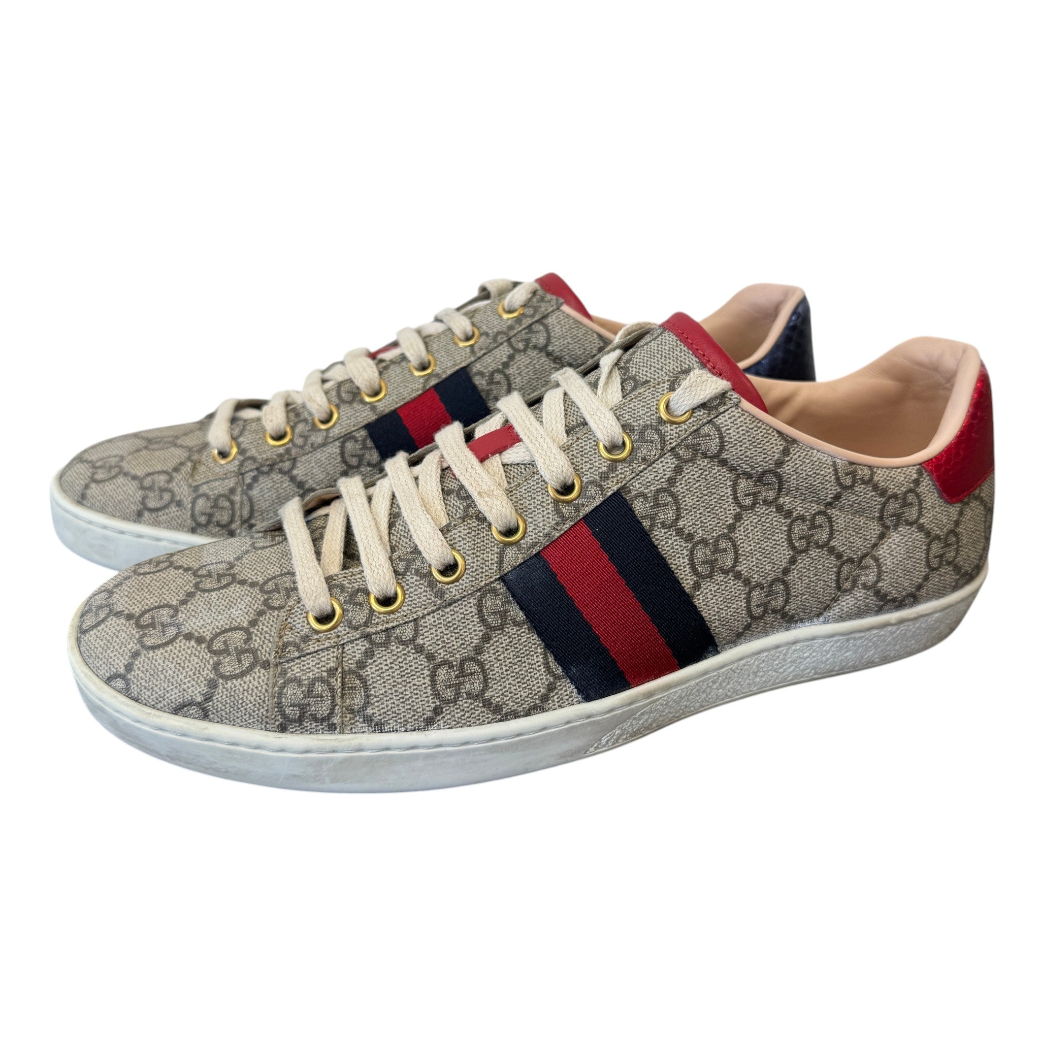 Women's Ace Gg Supreme Low Trainers Beige Size EU 41 / UK 8