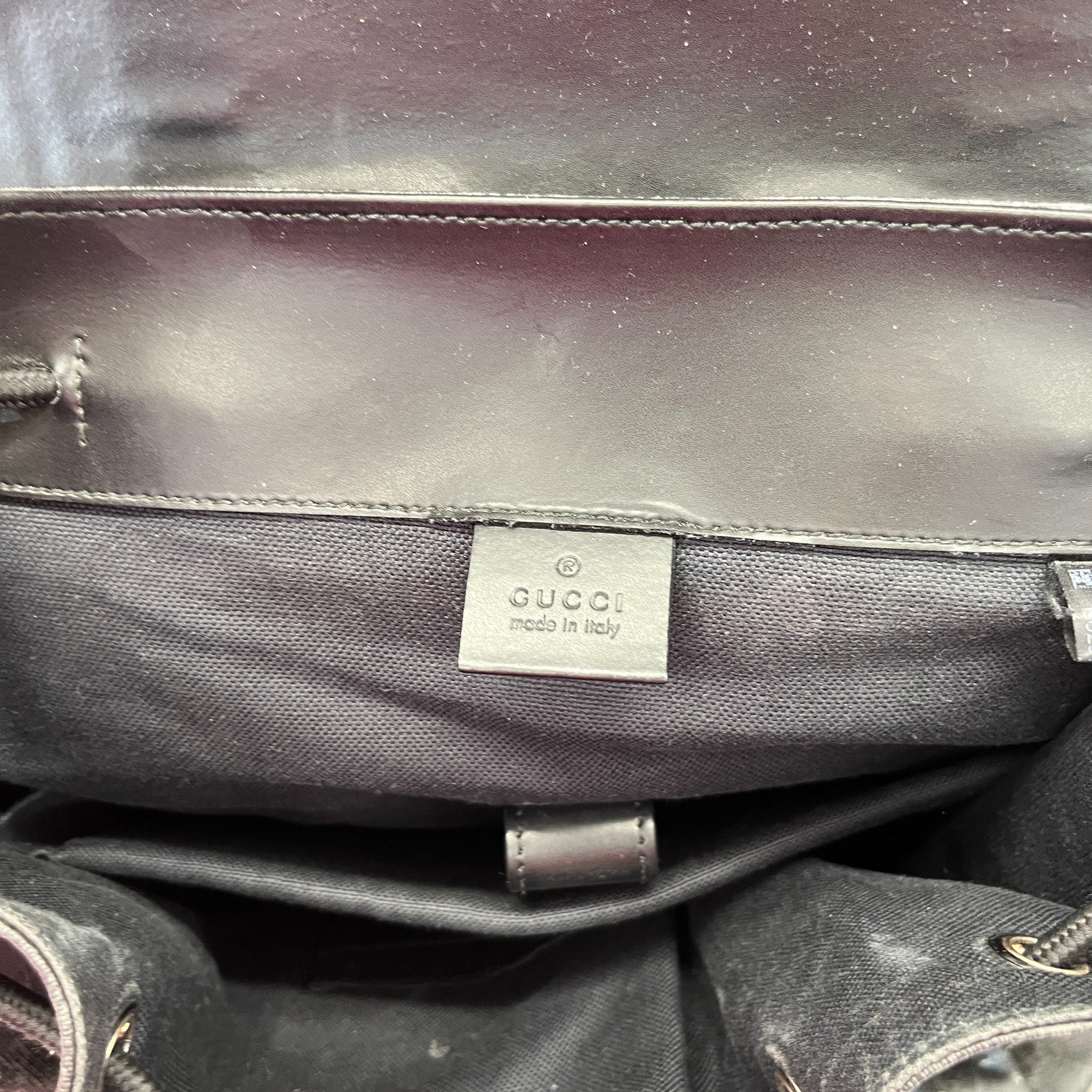 Men's Gg Supreme Tiger Backpack Black