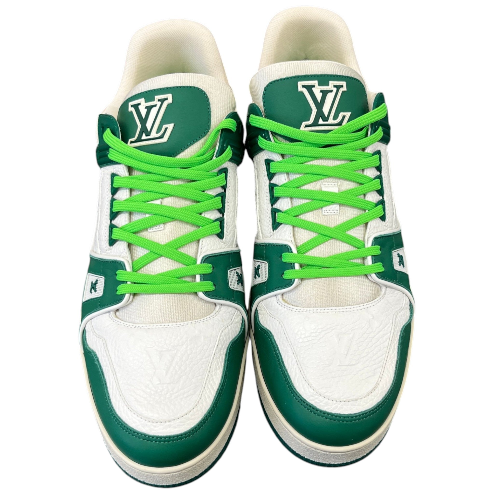 Men's Lv Virgil Abloh Low Trainers Green Size EU 45 / UK 11