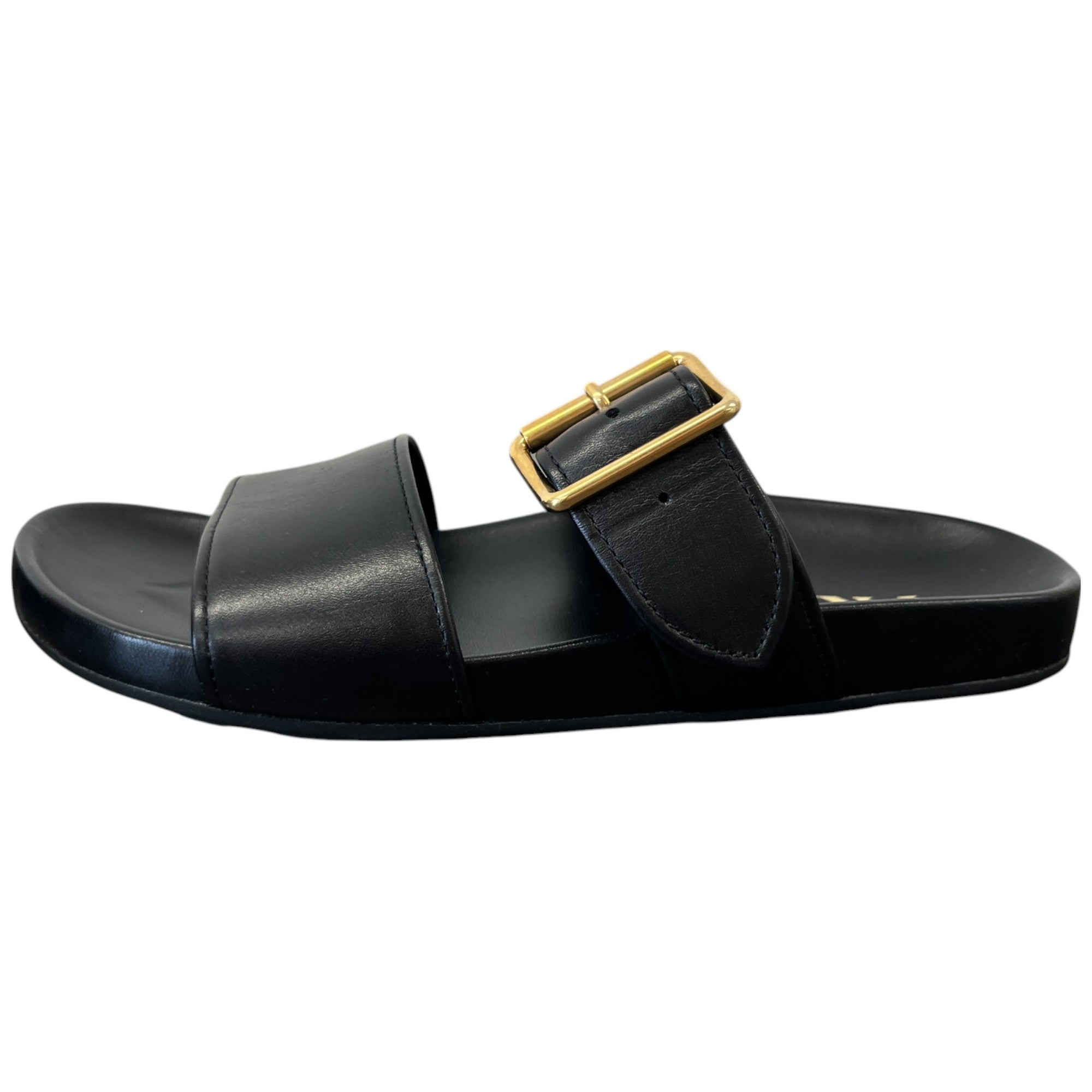 Women's Buckle Crossover Sandals Black Size EU 37.5 / UK 4.5