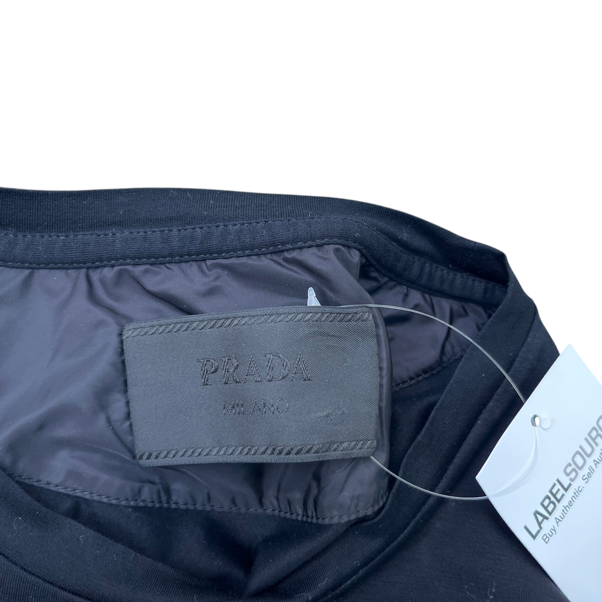 Men's Re-Nylon Pocket Logo T-Shirt Black Size L