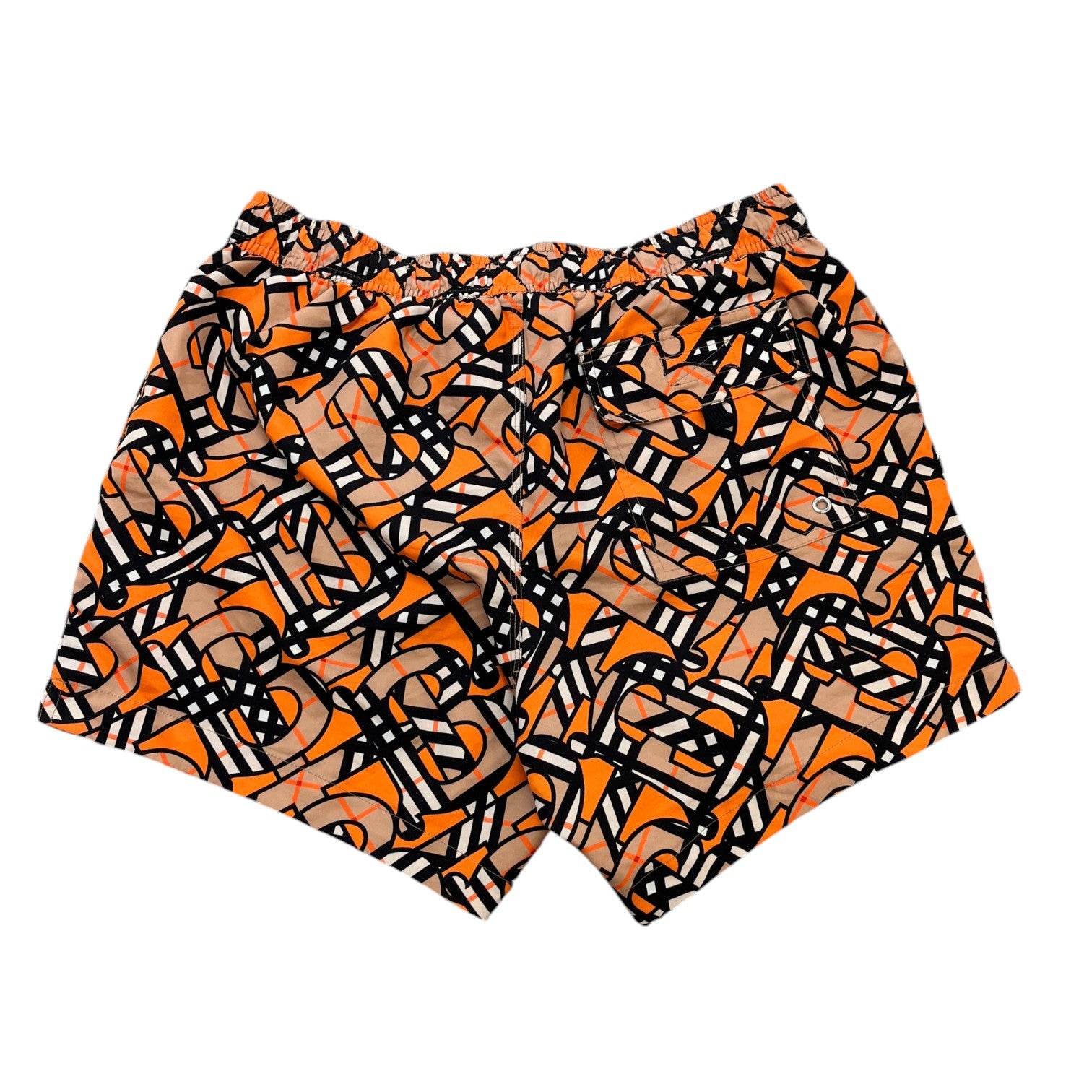 Men's Martin Monogram Swim Shorts Orange Size S