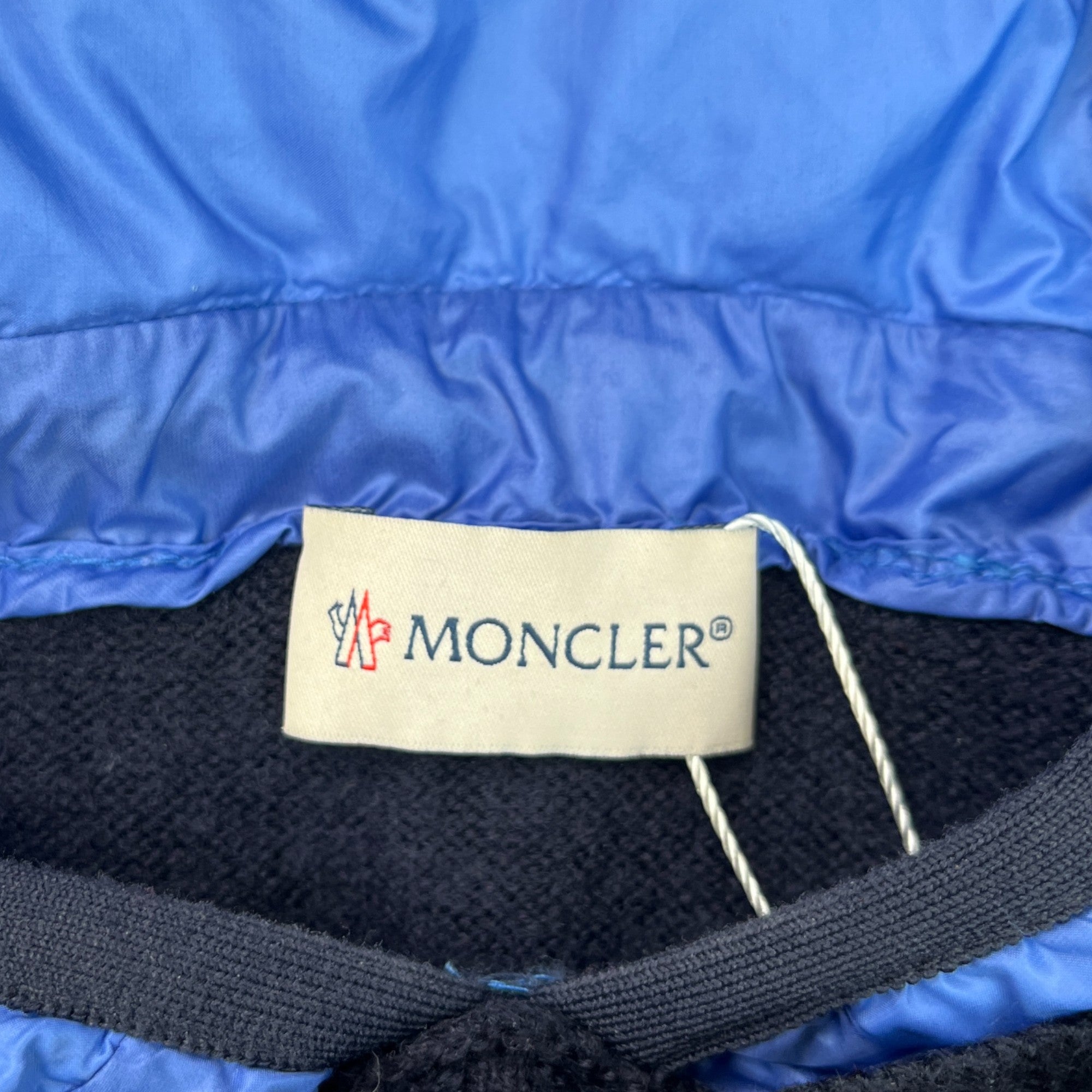 Men's Maglione Padded Hoodie Navy Size L