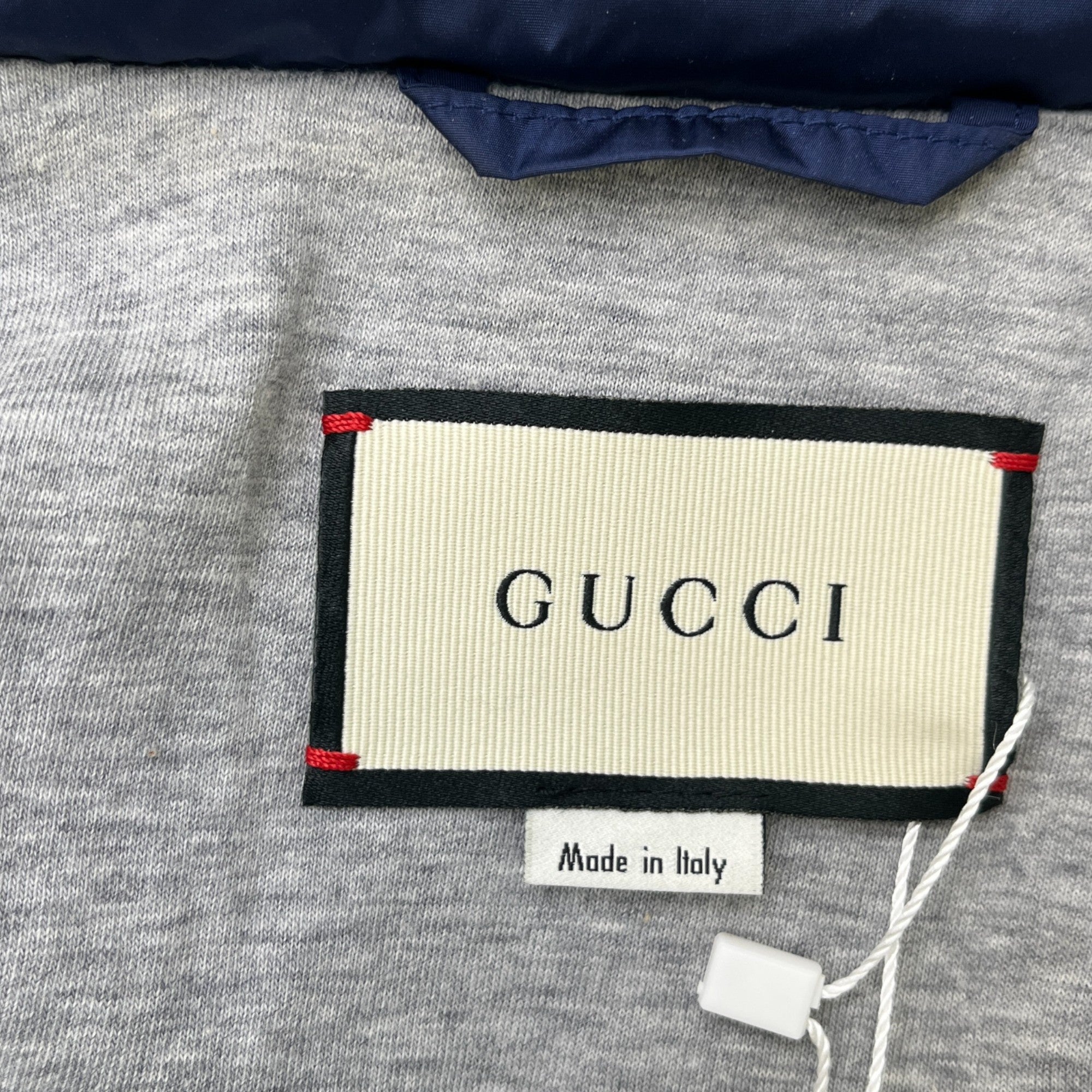 Men's Patch Logo Jacket Blue Size IT 44 / XS