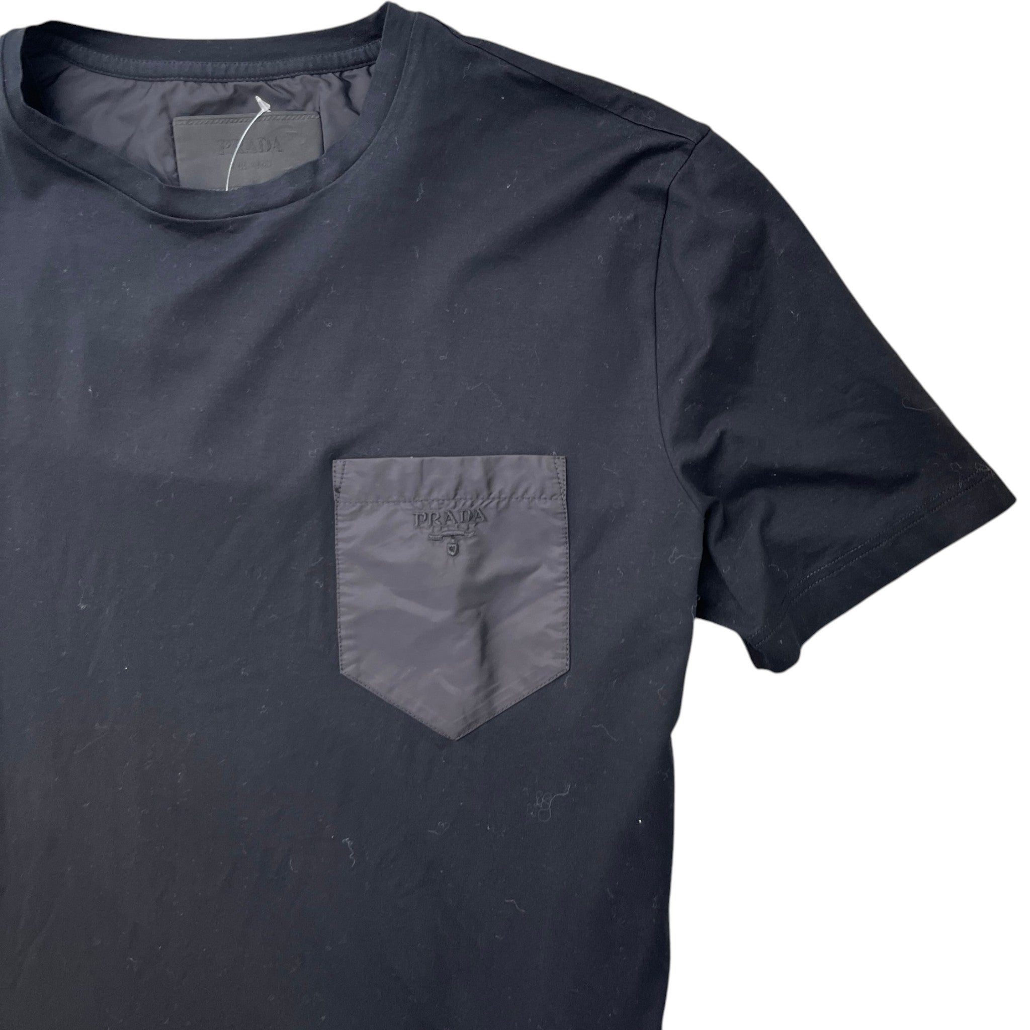 Men's Re-Nylon Pocket Logo T-Shirt Black Size L