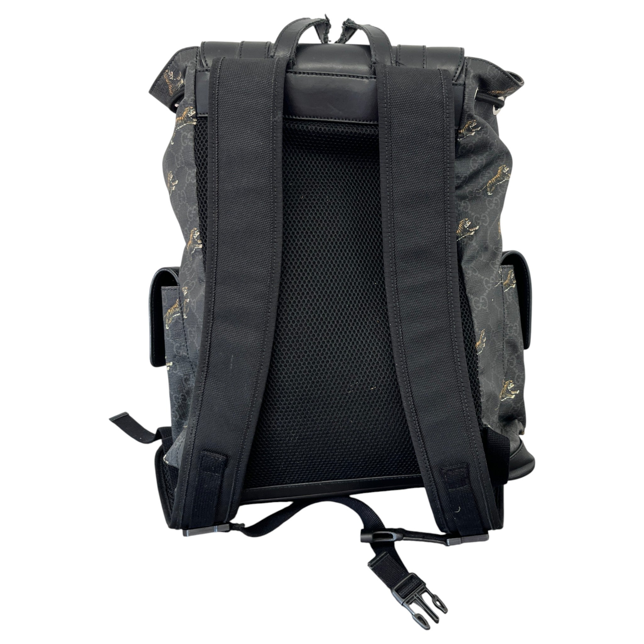 Men's Gg Supreme Tiger Backpack Black