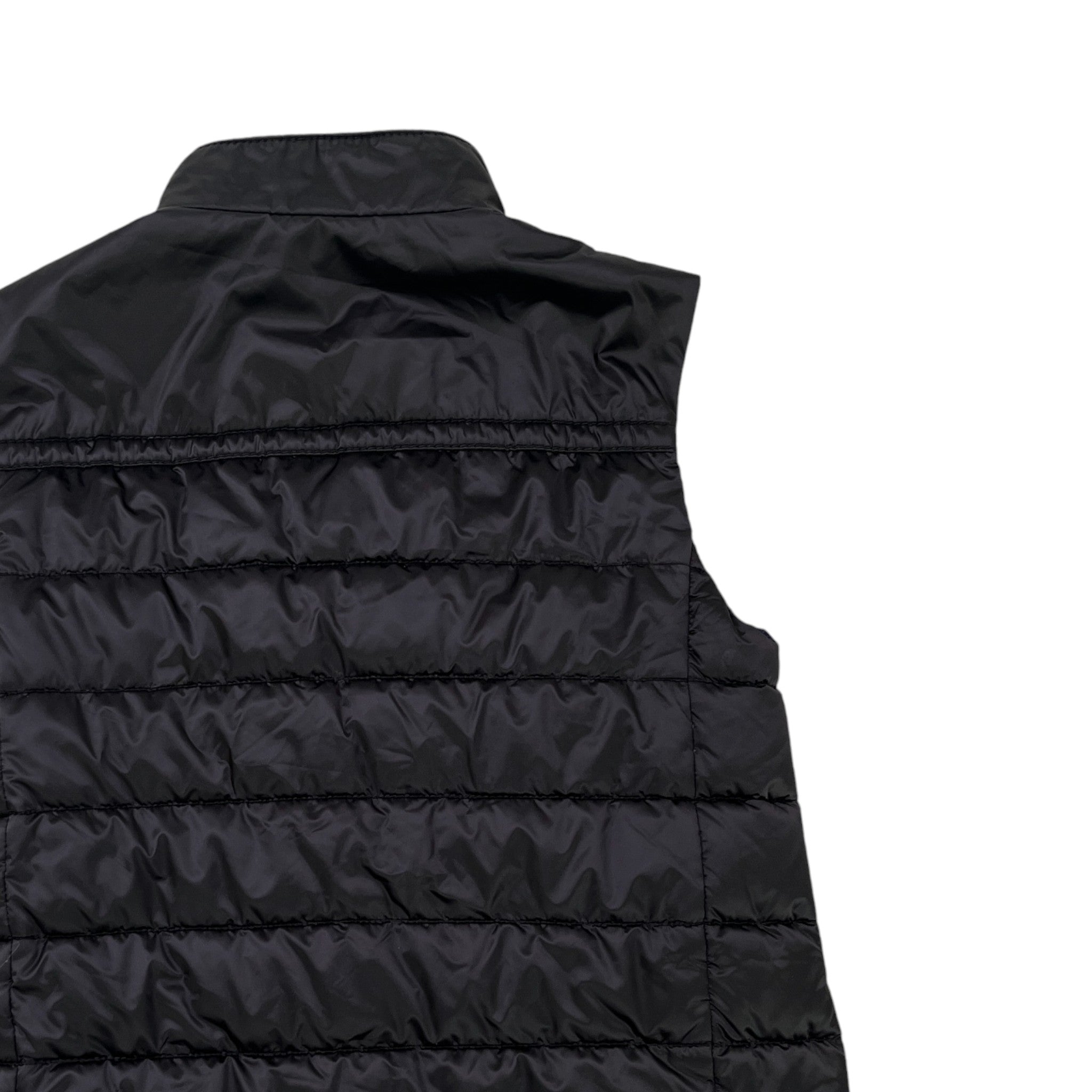 Women's Plaque Logo Gilet Black Size IT 38 / UK 6