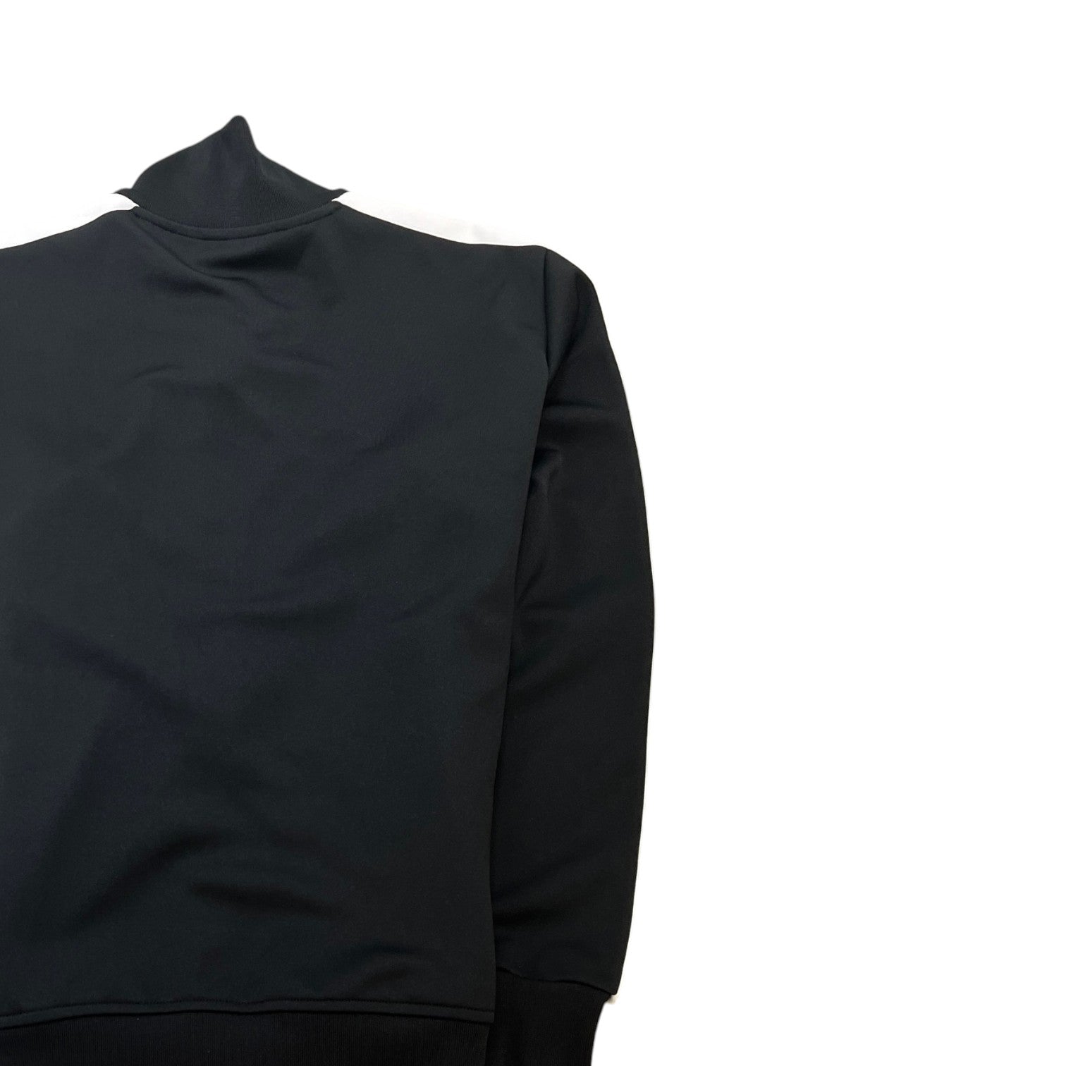 Men's Stripe Logo Track Jacket Black Size XL