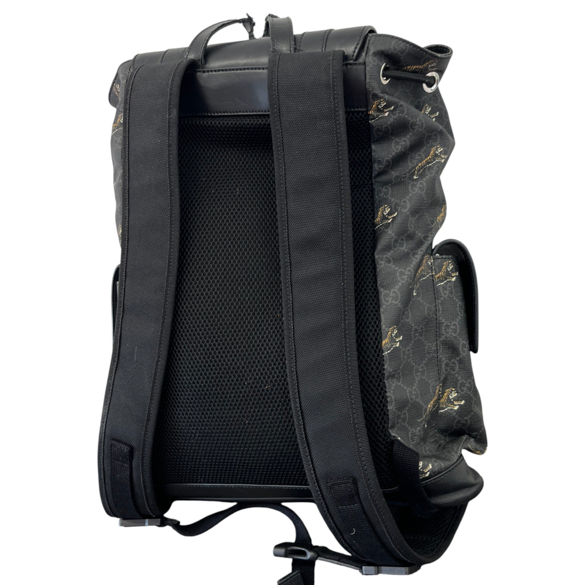 Men's Gg Supreme Tiger Backpack Black