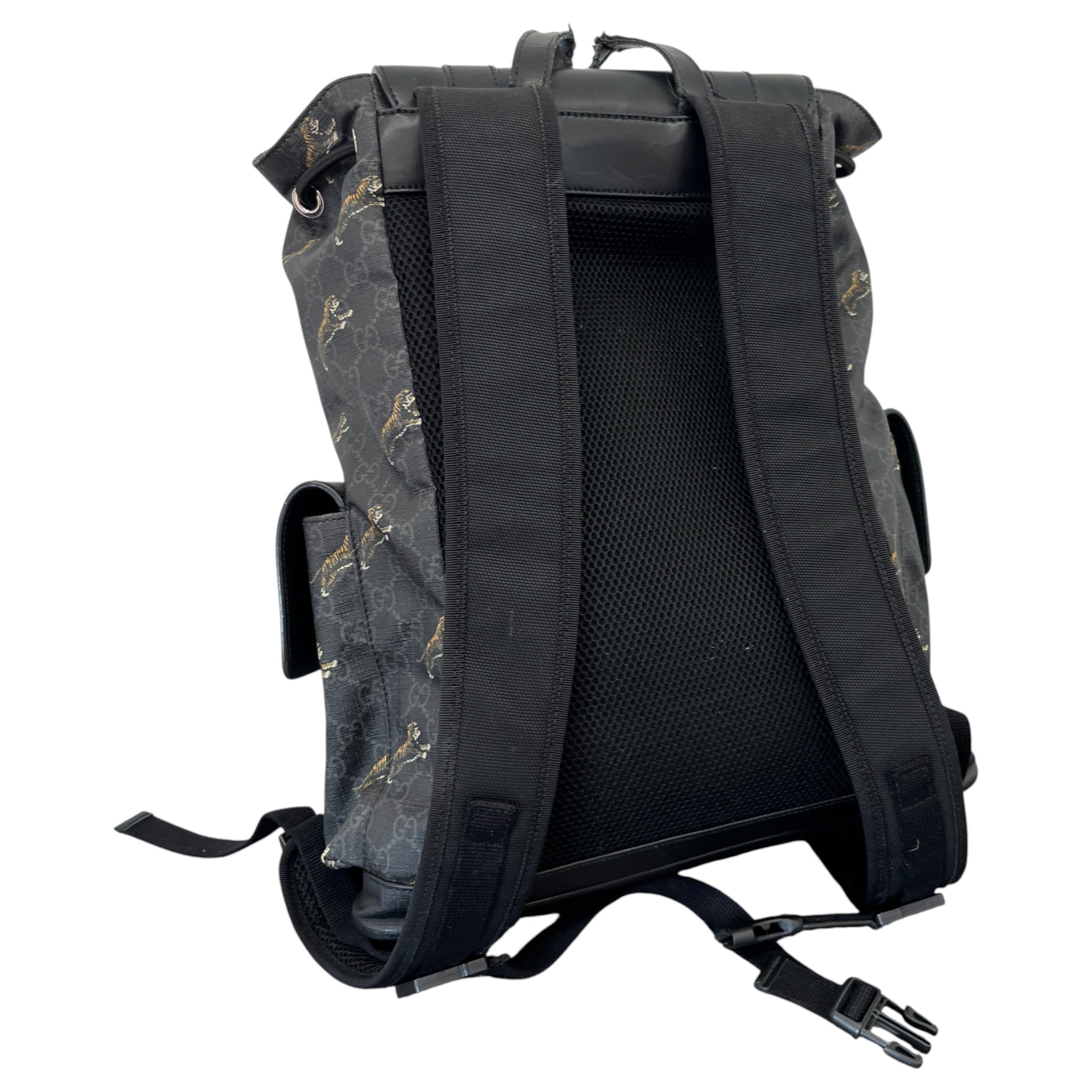Men's Gg Supreme Tiger Backpack Black