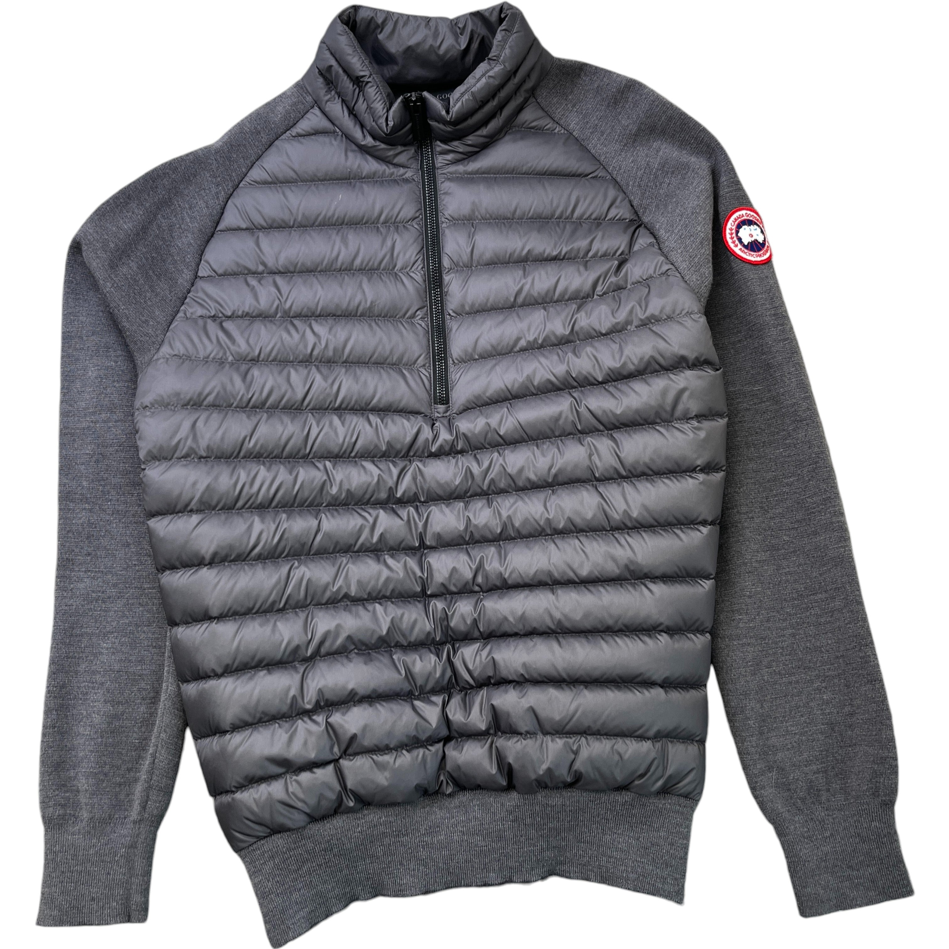 Men's Hybridge Knit Jacket Grey Size M