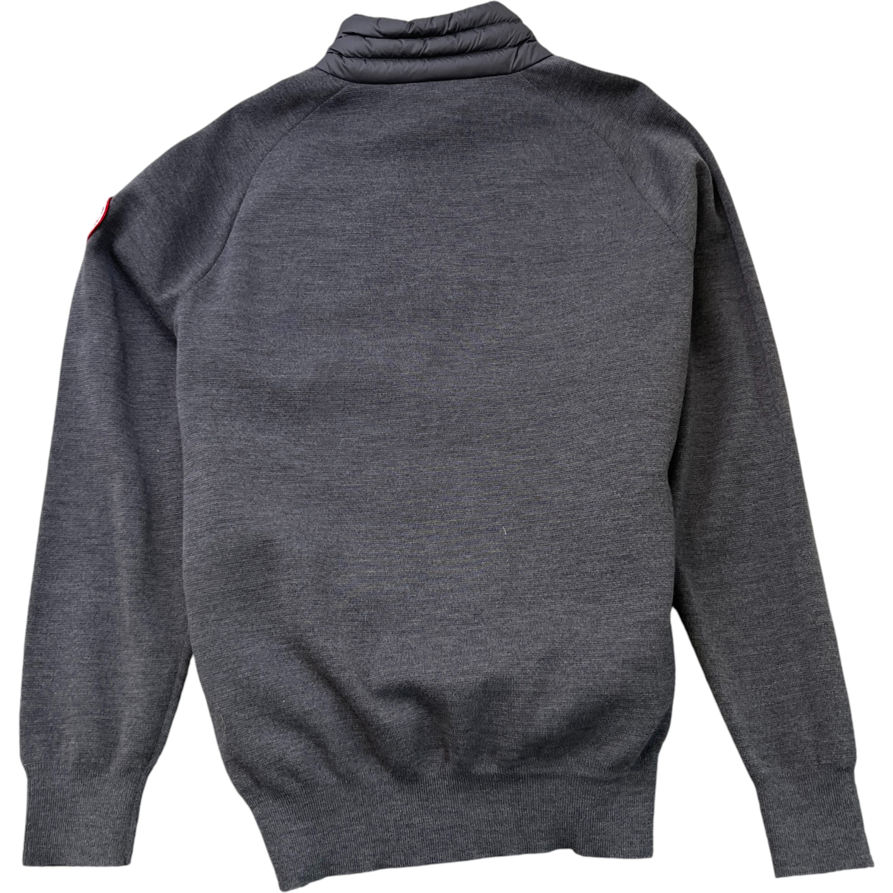 Men's Hybridge Knit Jacket Grey Size M