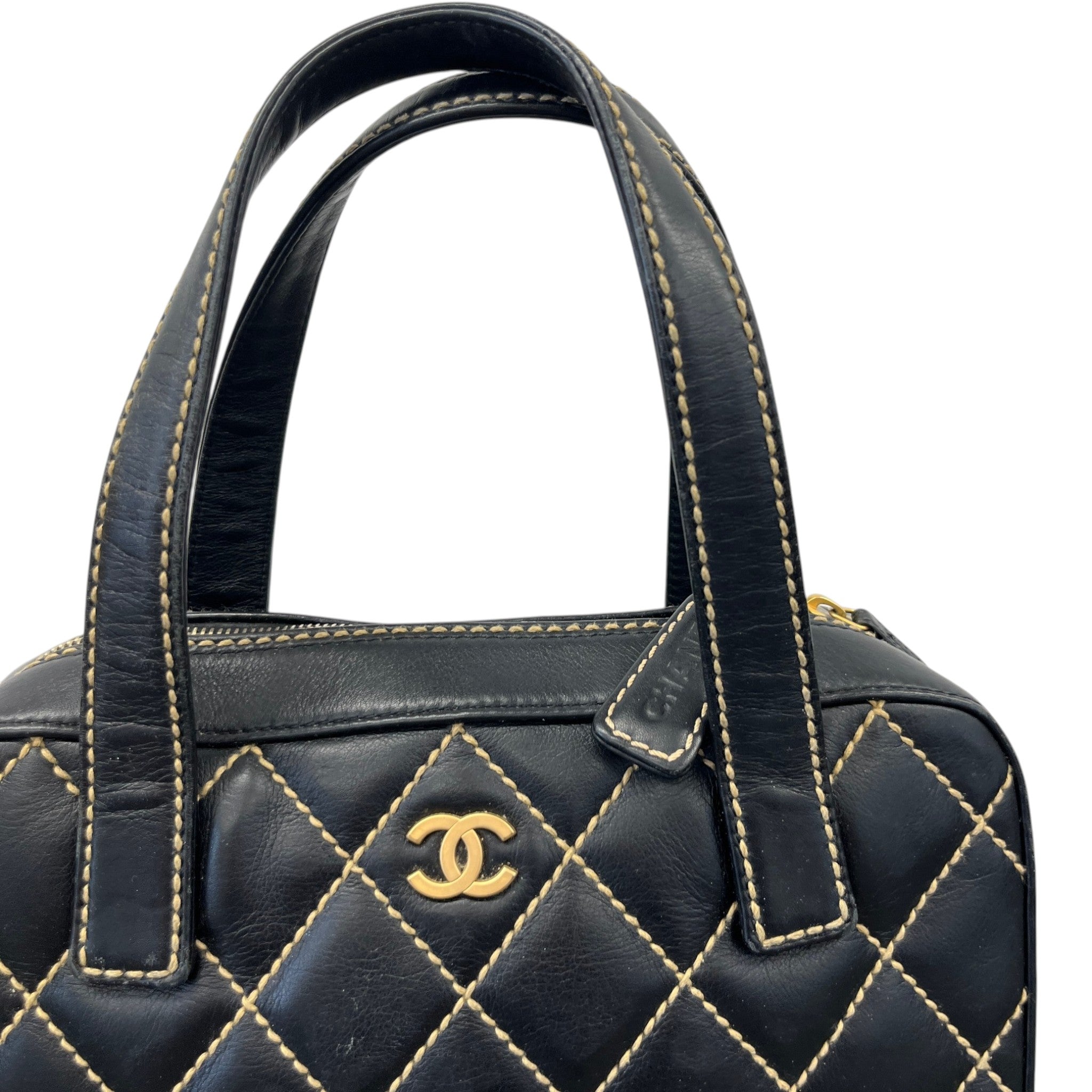 Women's Wild Stitch Bowler Bag Black