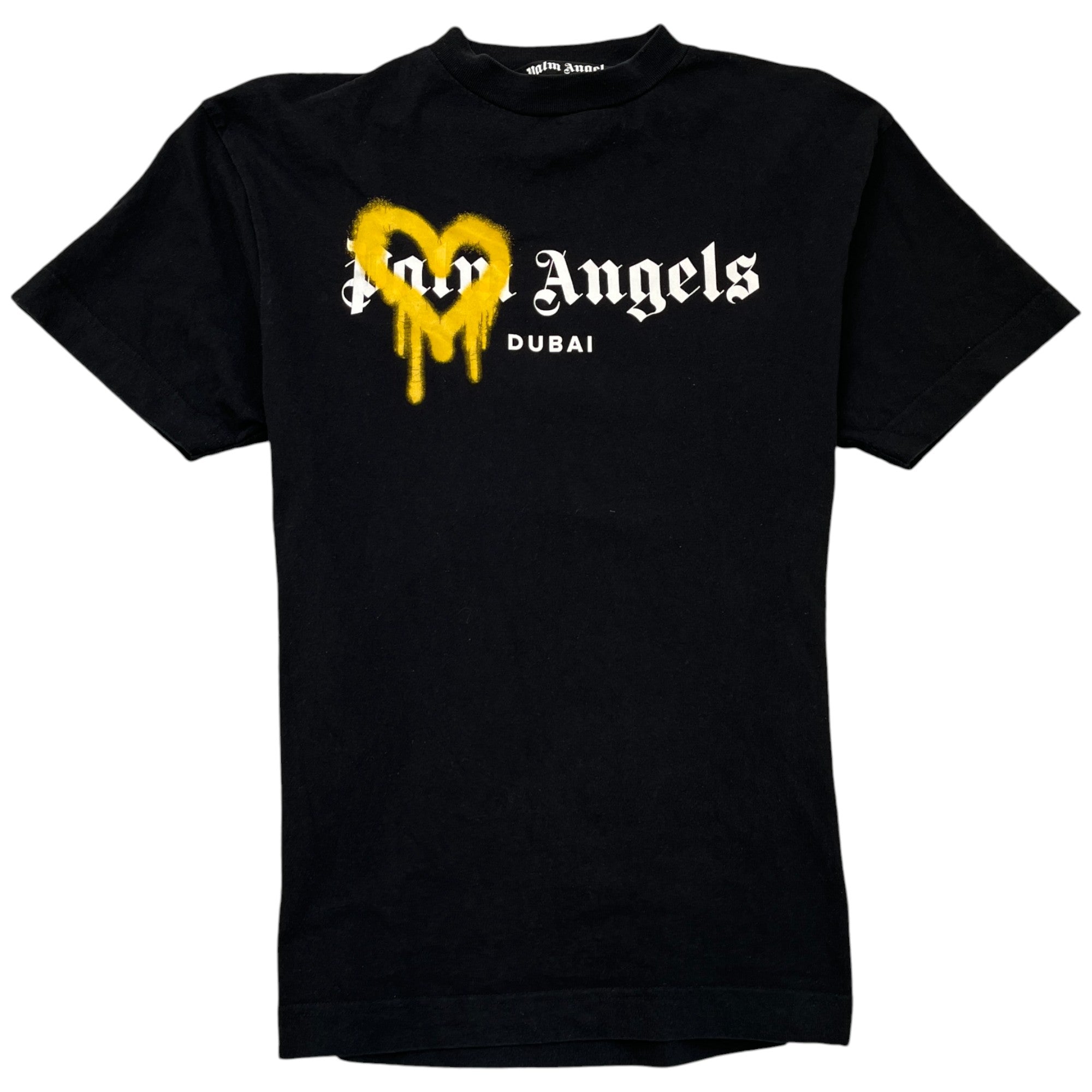 Men's Heart Spray Logo T-Shirt Black Size XS