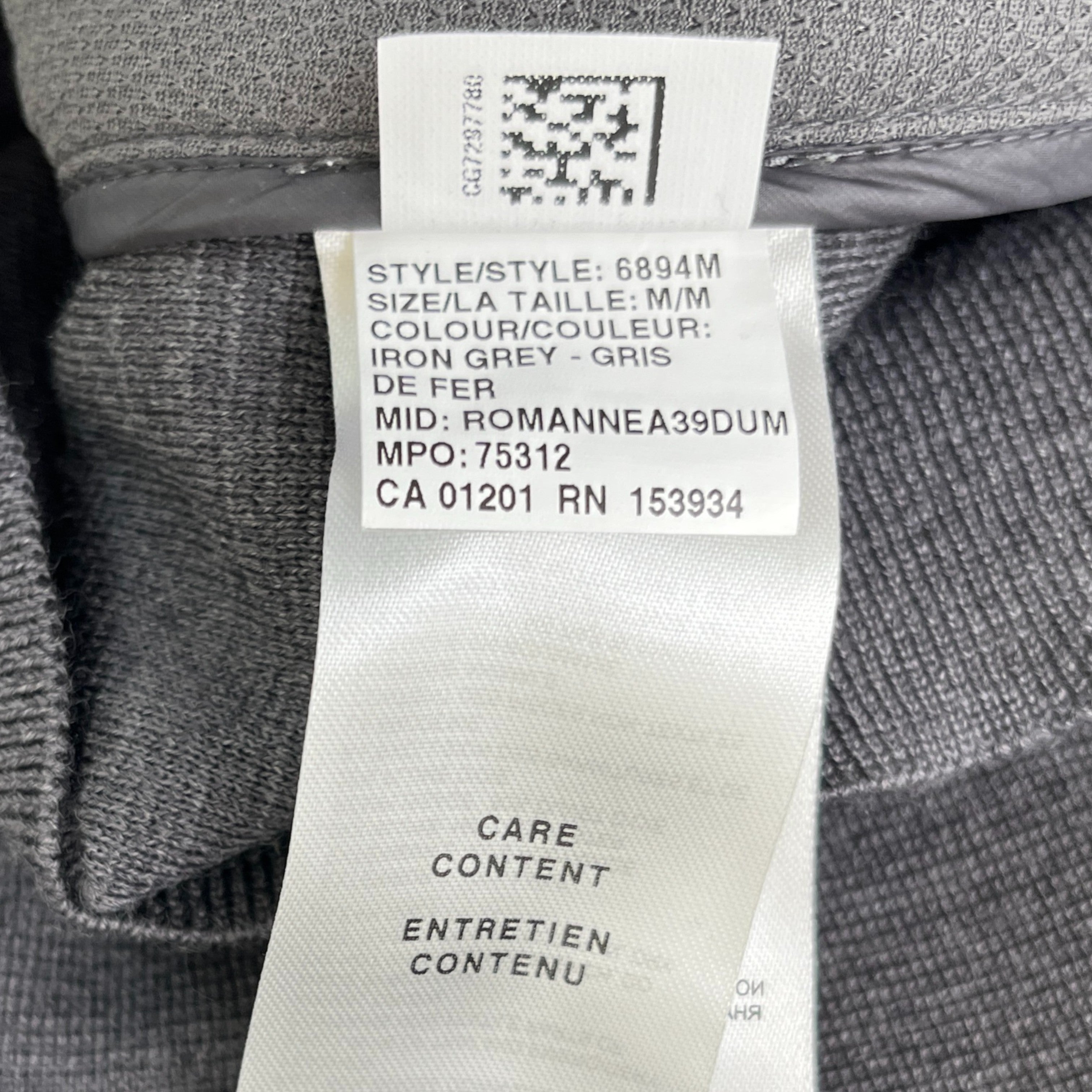 Men's Hybridge Knit Jacket Grey Size M