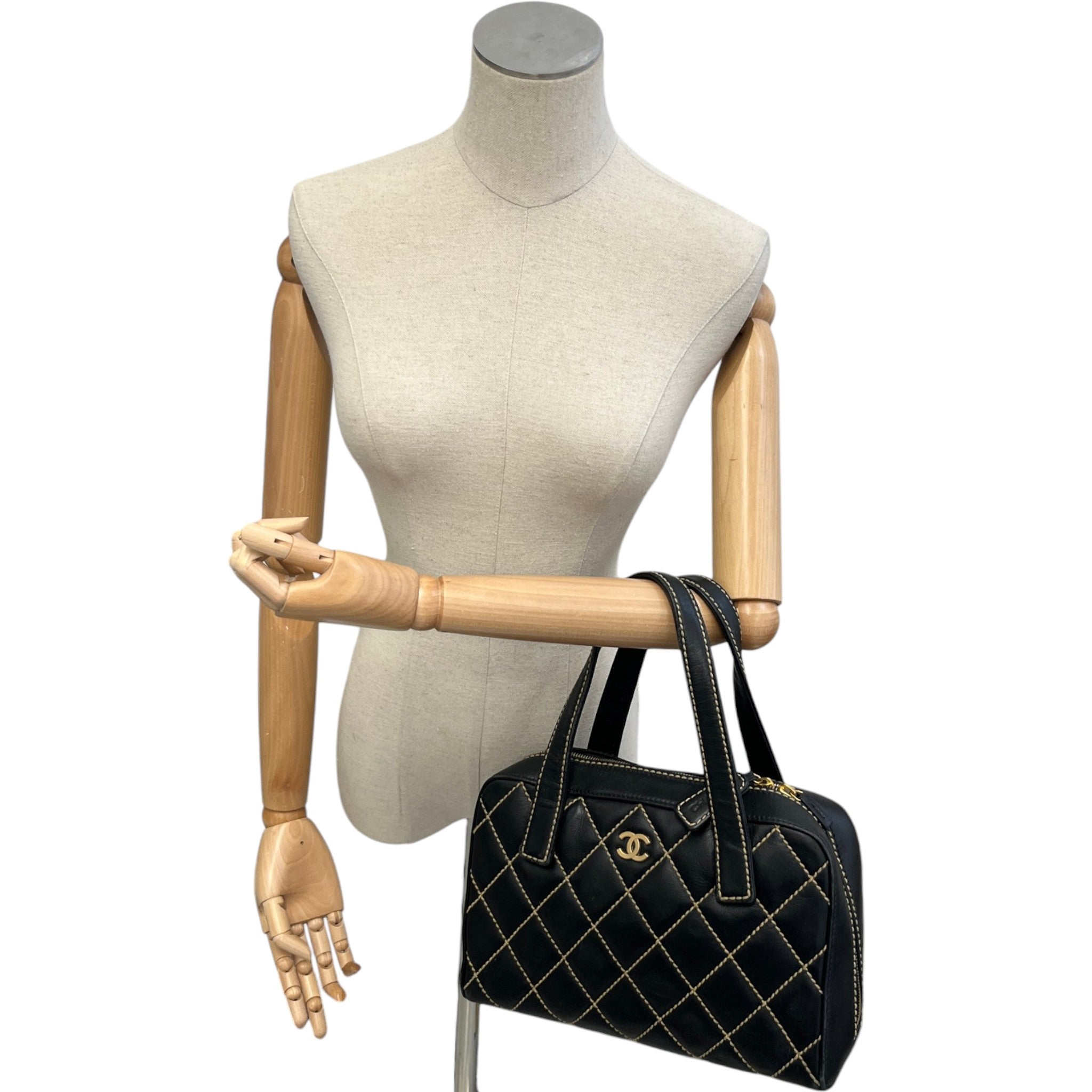 Women's Wild Stitch Bowler Bag Black