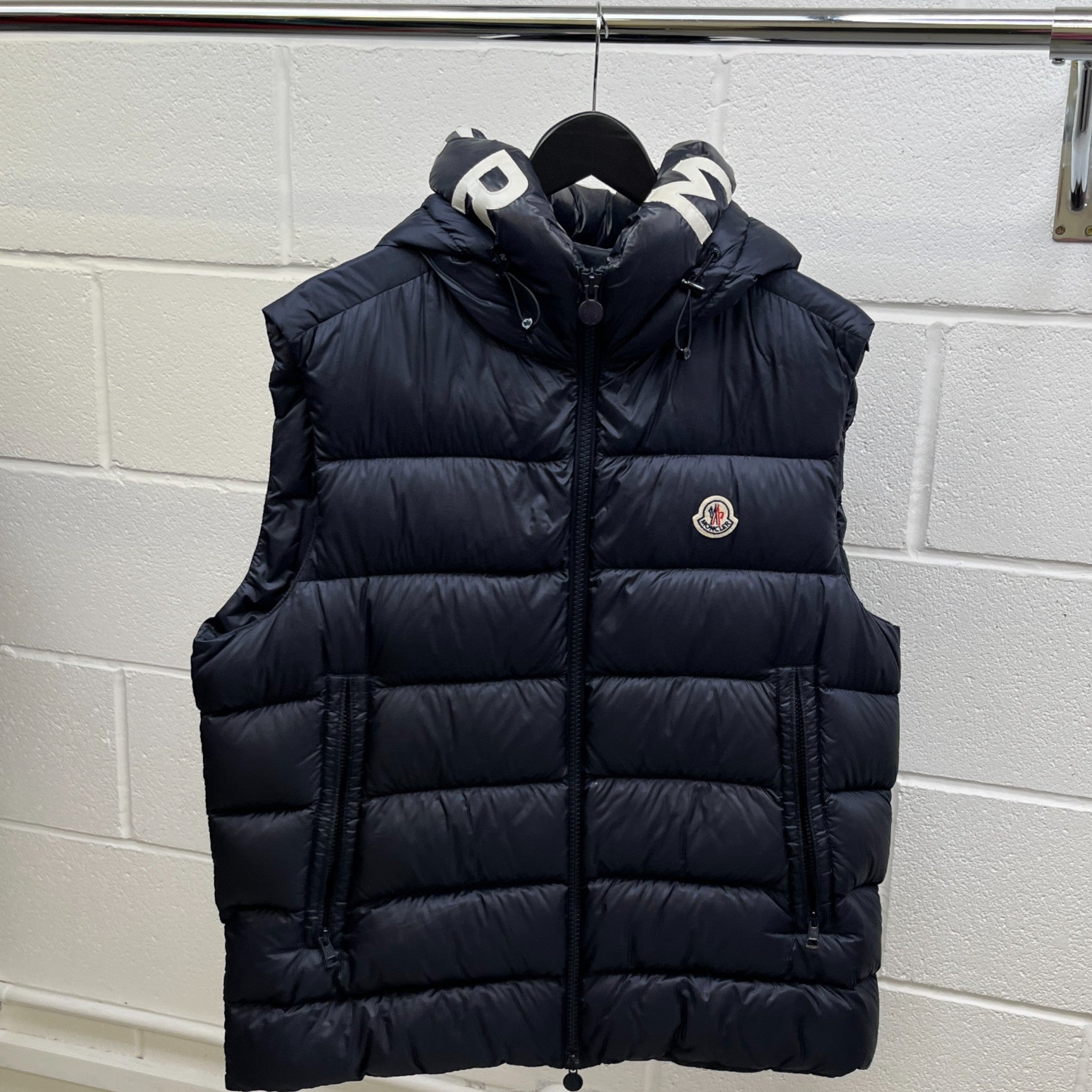 Men's Montreuil Hooded Gilet Navy Size 5 / XXL