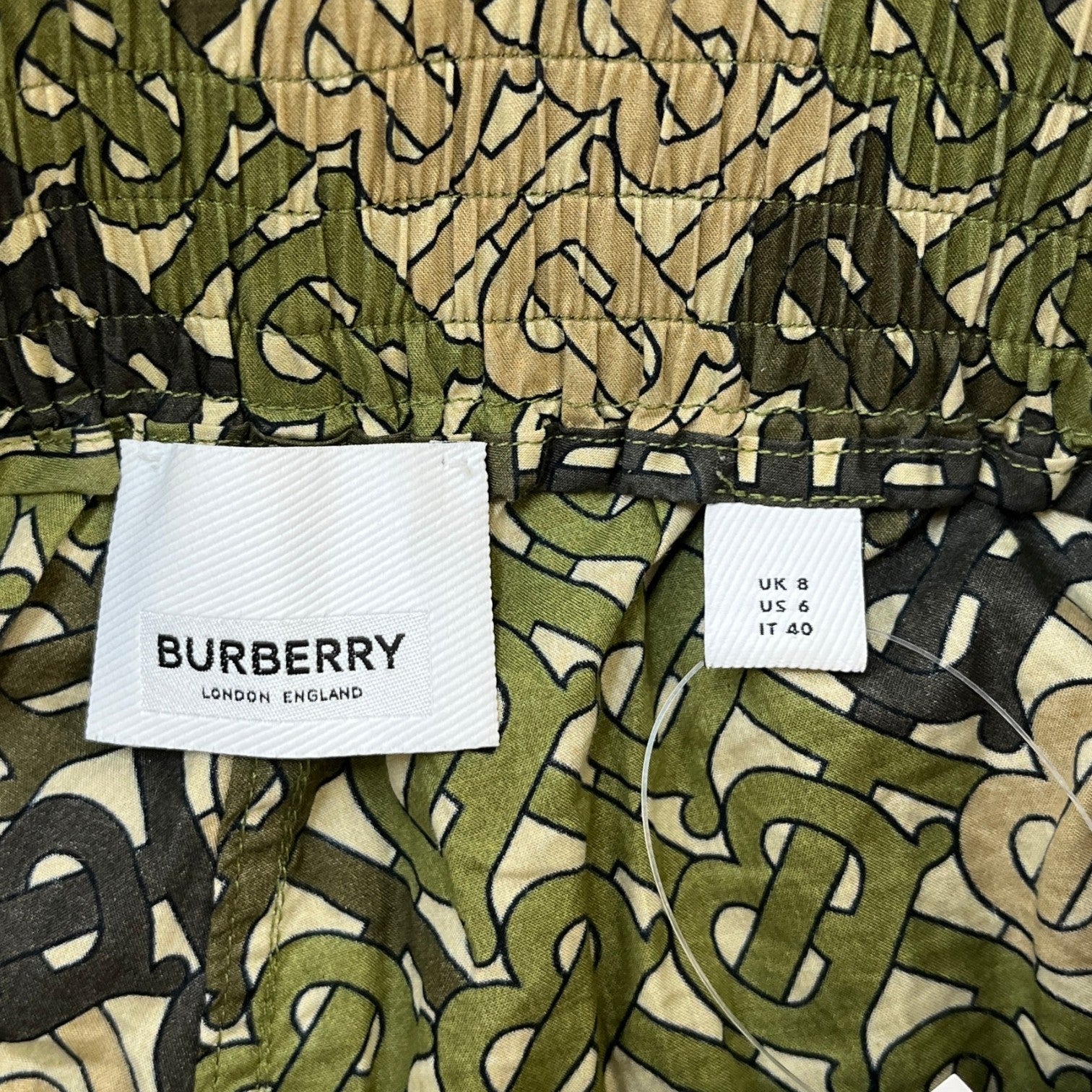Women's Monogram Shorts Green Size XS