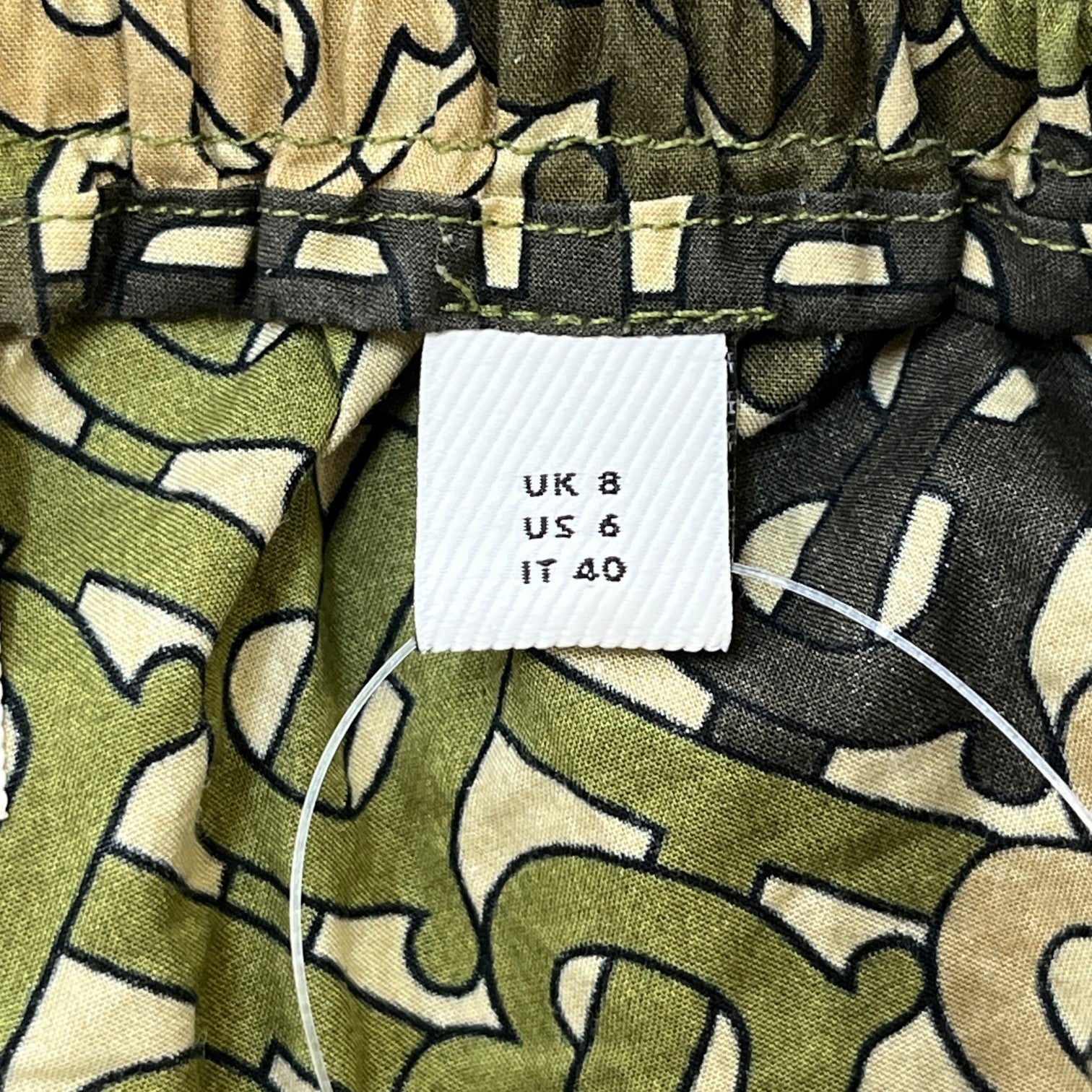 Women's Monogram Shorts Green Size XS