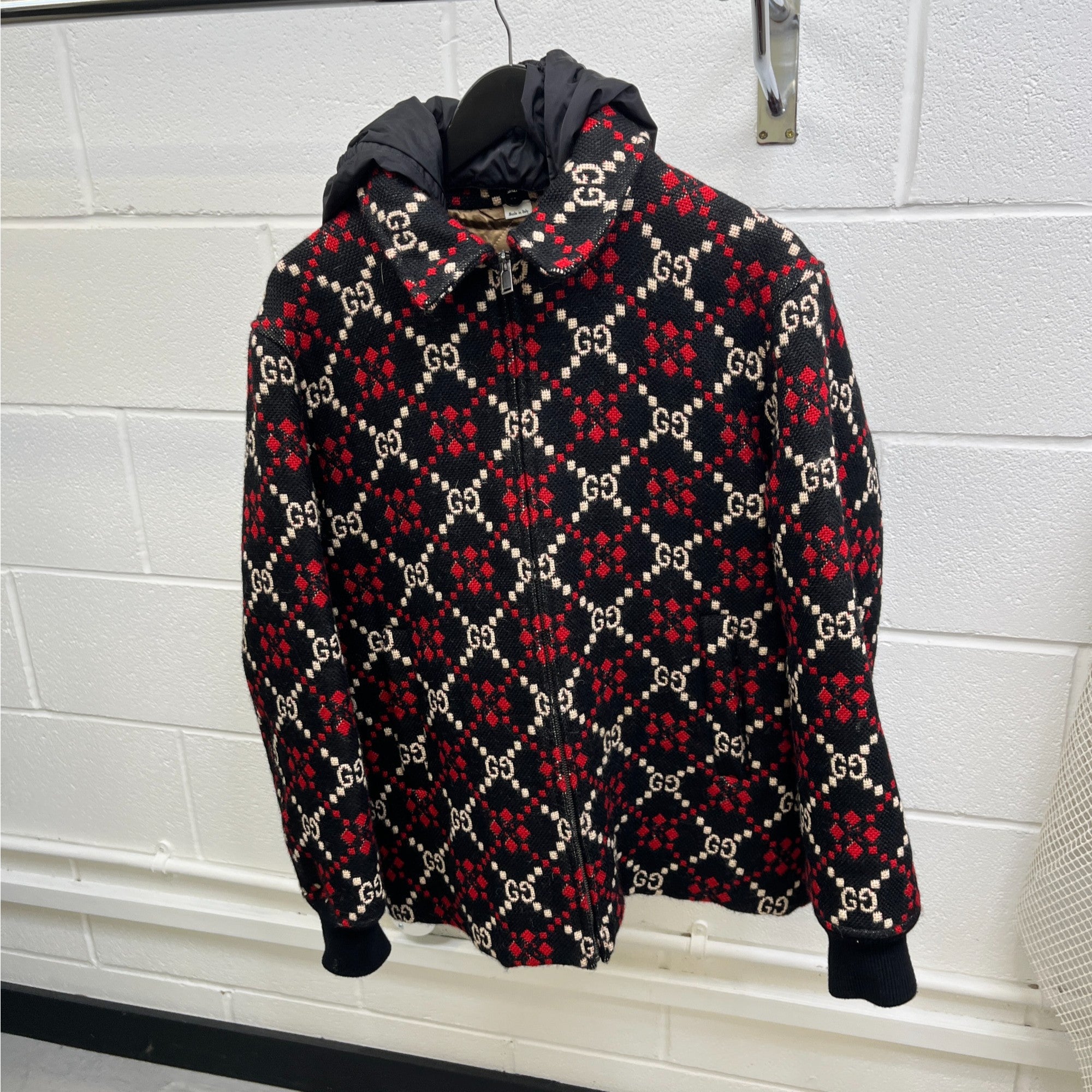 Men's Gg Diamond Jacket Red Size IT 46 / S