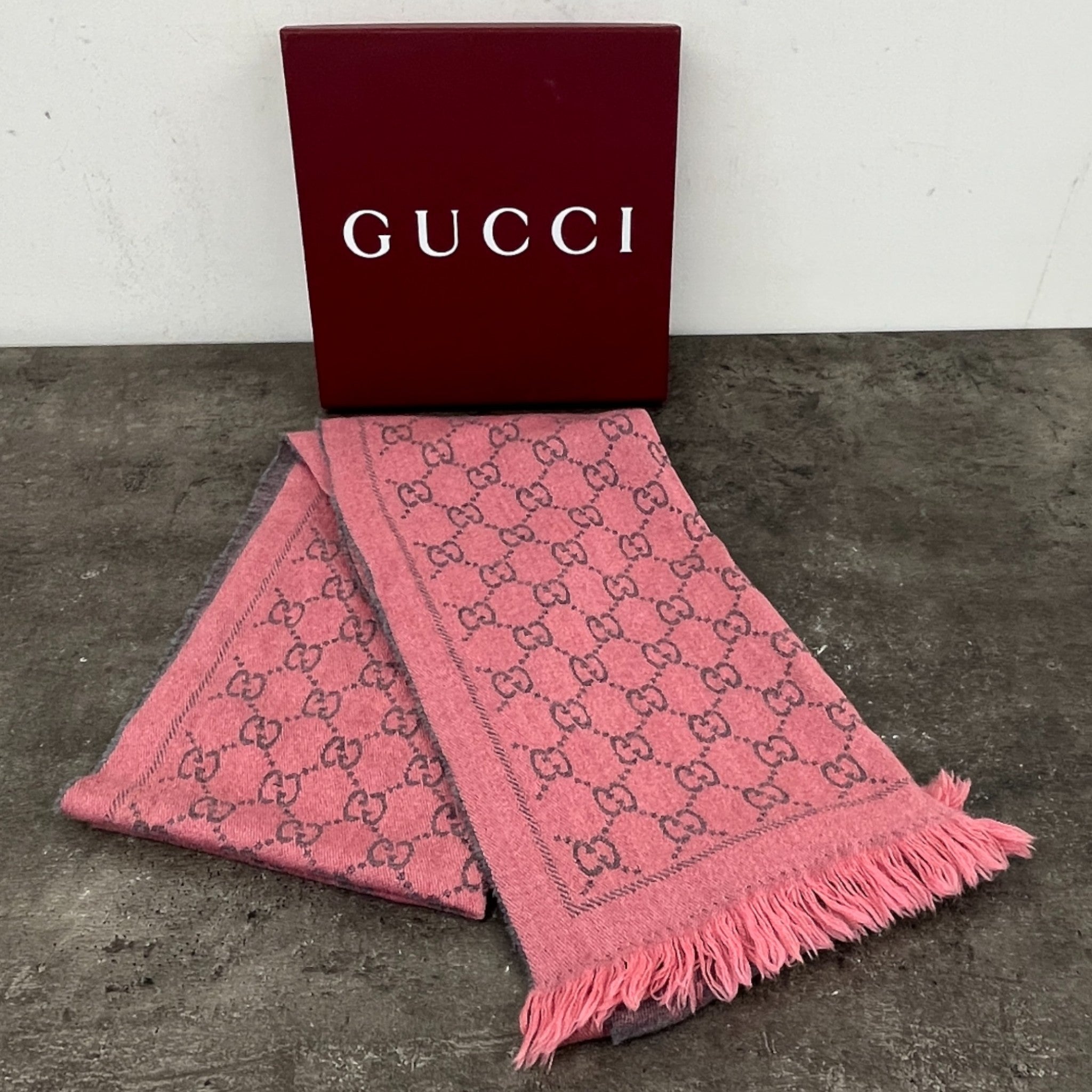 Women's Gg Supreme Scarf Pink