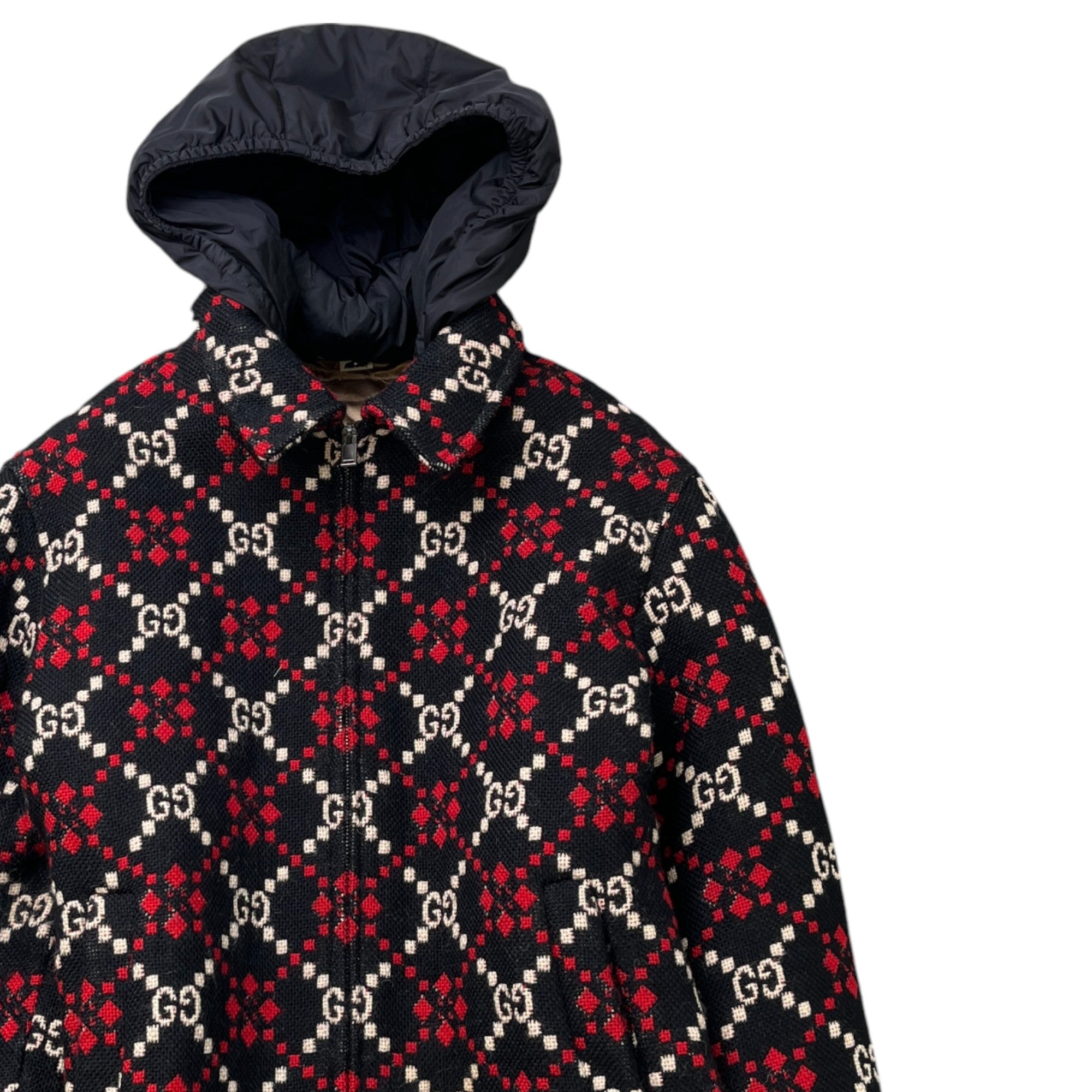 Men's Gg Diamond Jacket Red Size IT 46 / S