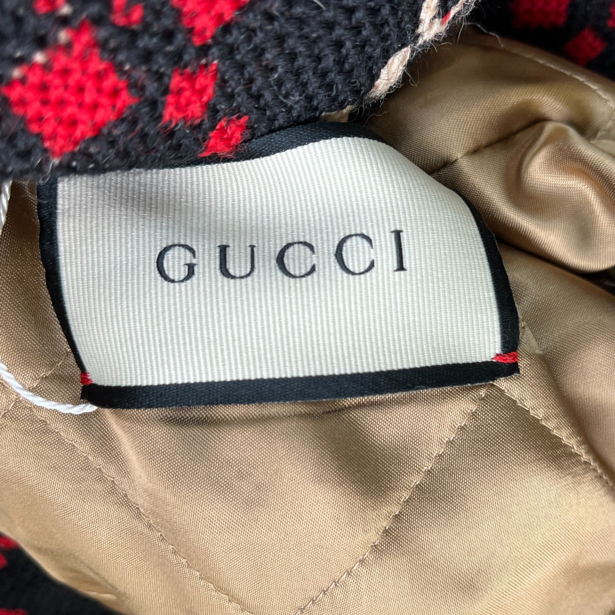 Men's Gg Diamond Jacket Red Size IT 46 / S