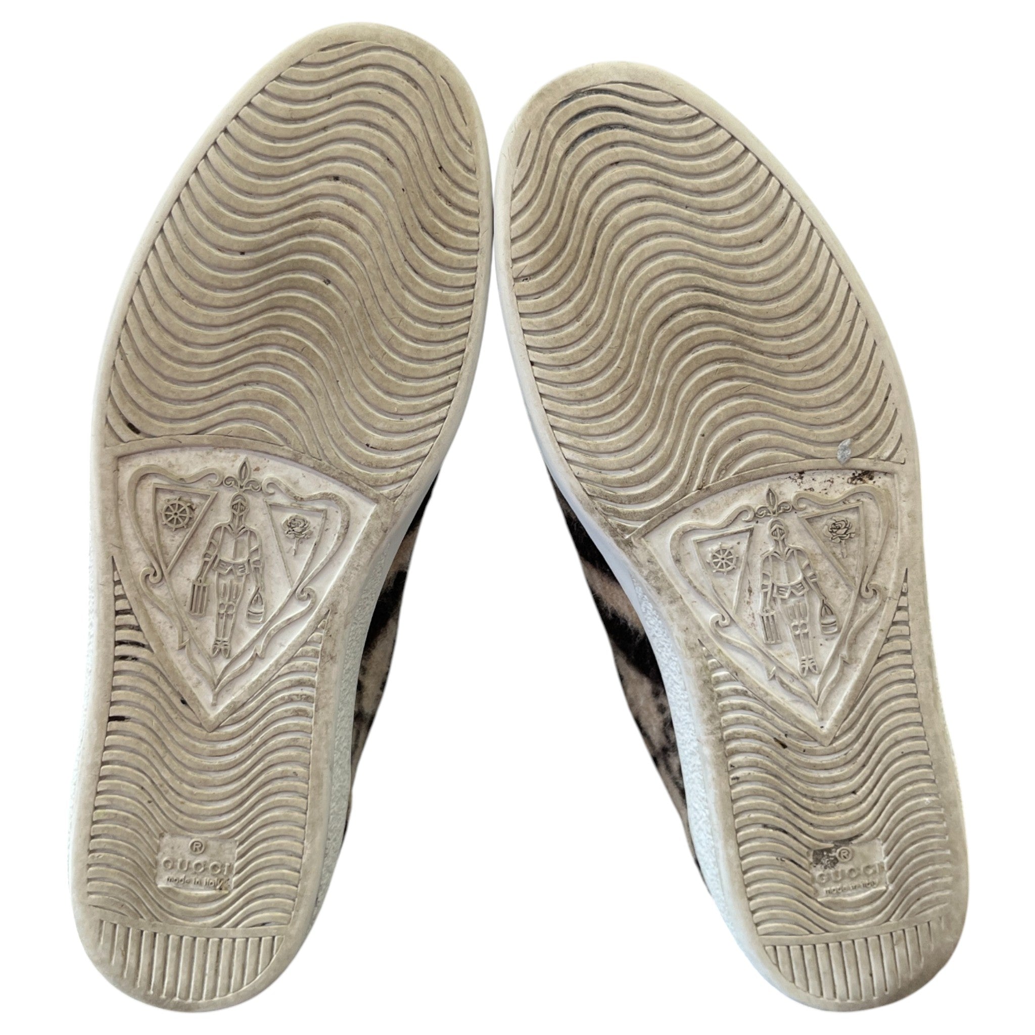 Men's Gg Supreme Ace Low Trainers Beige Size EU 44 / UK 10