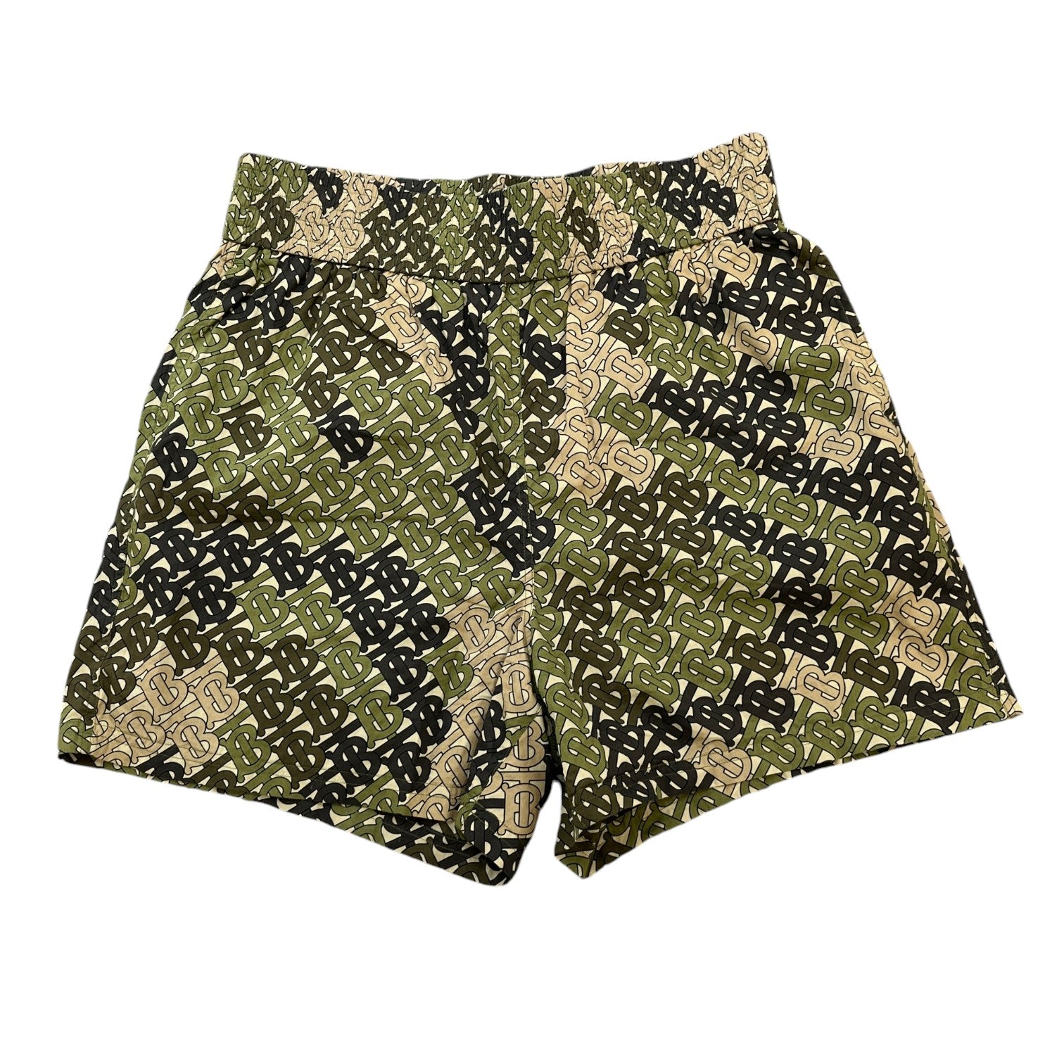 Women's Monogram Shorts Green Size XS