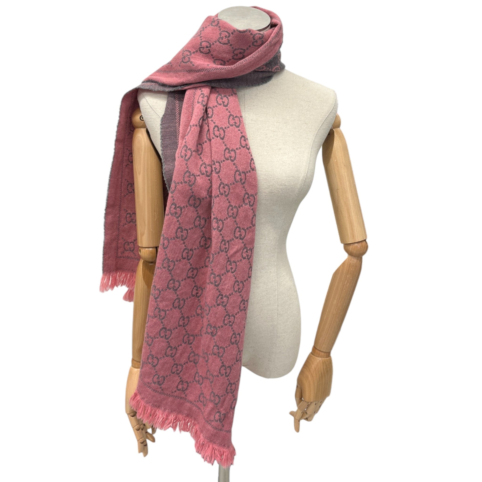 Women's Gg Supreme Scarf Pink