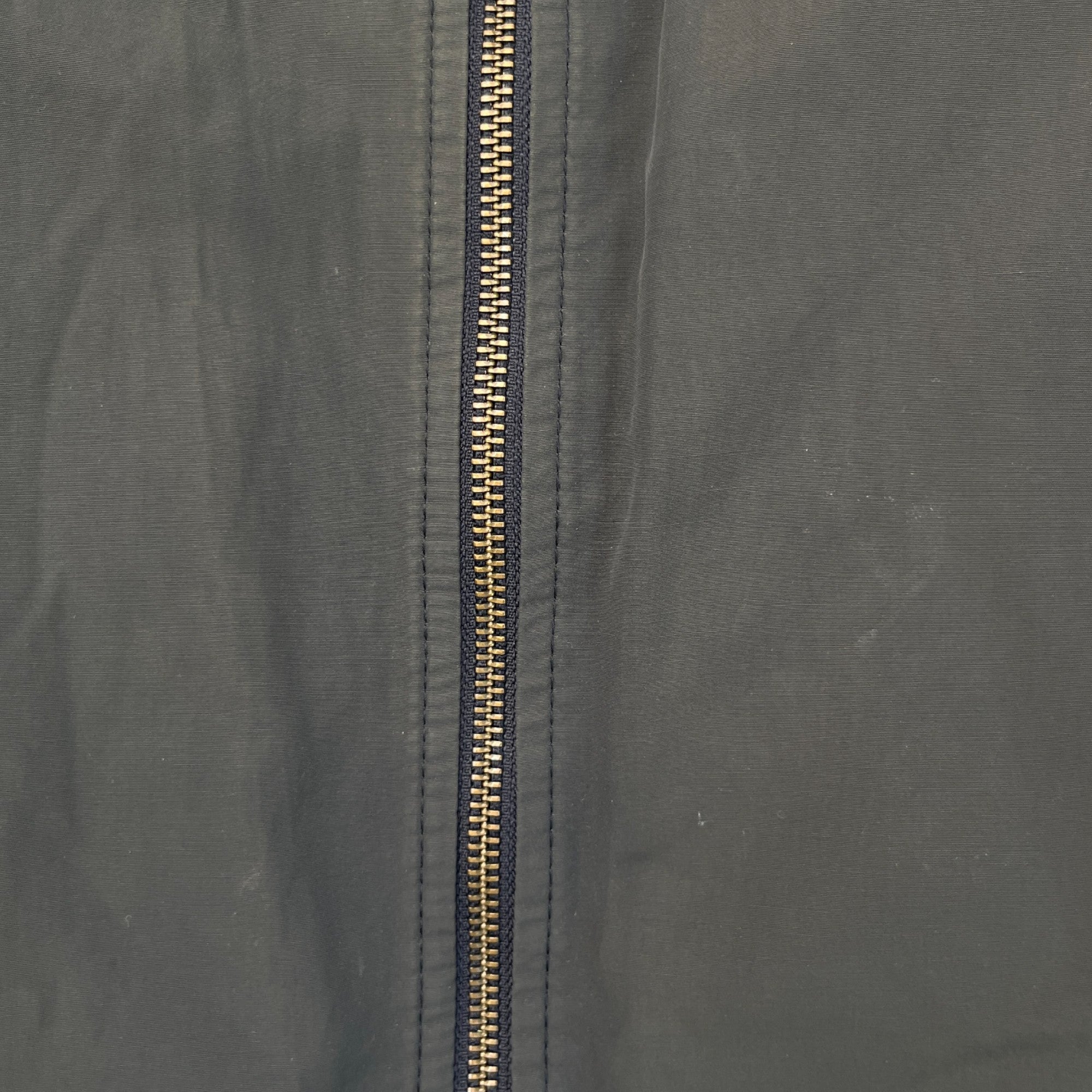 Men's Checkered Zip Up Jacket Grey Size XL