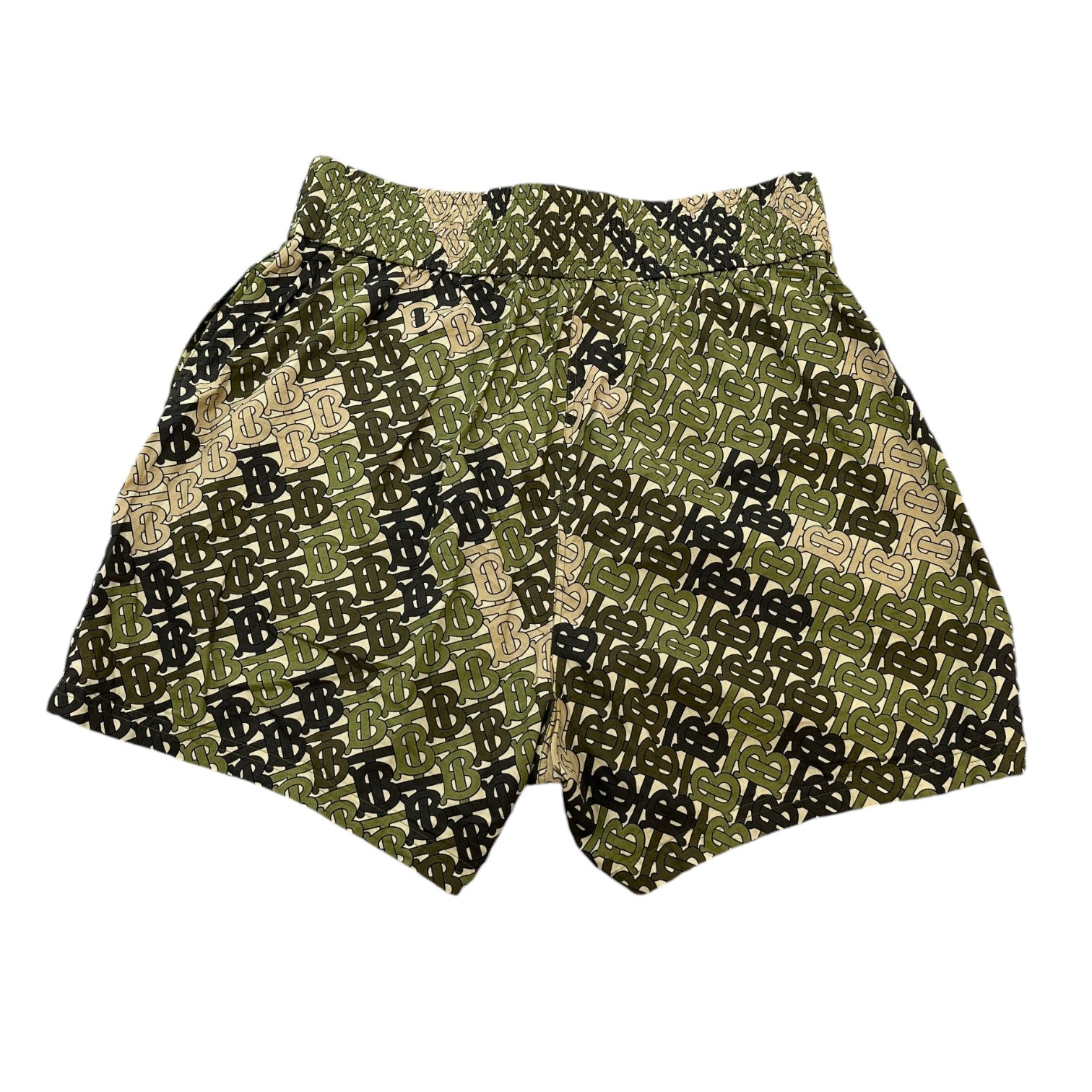Women's Monogram Shorts Green Size XS
