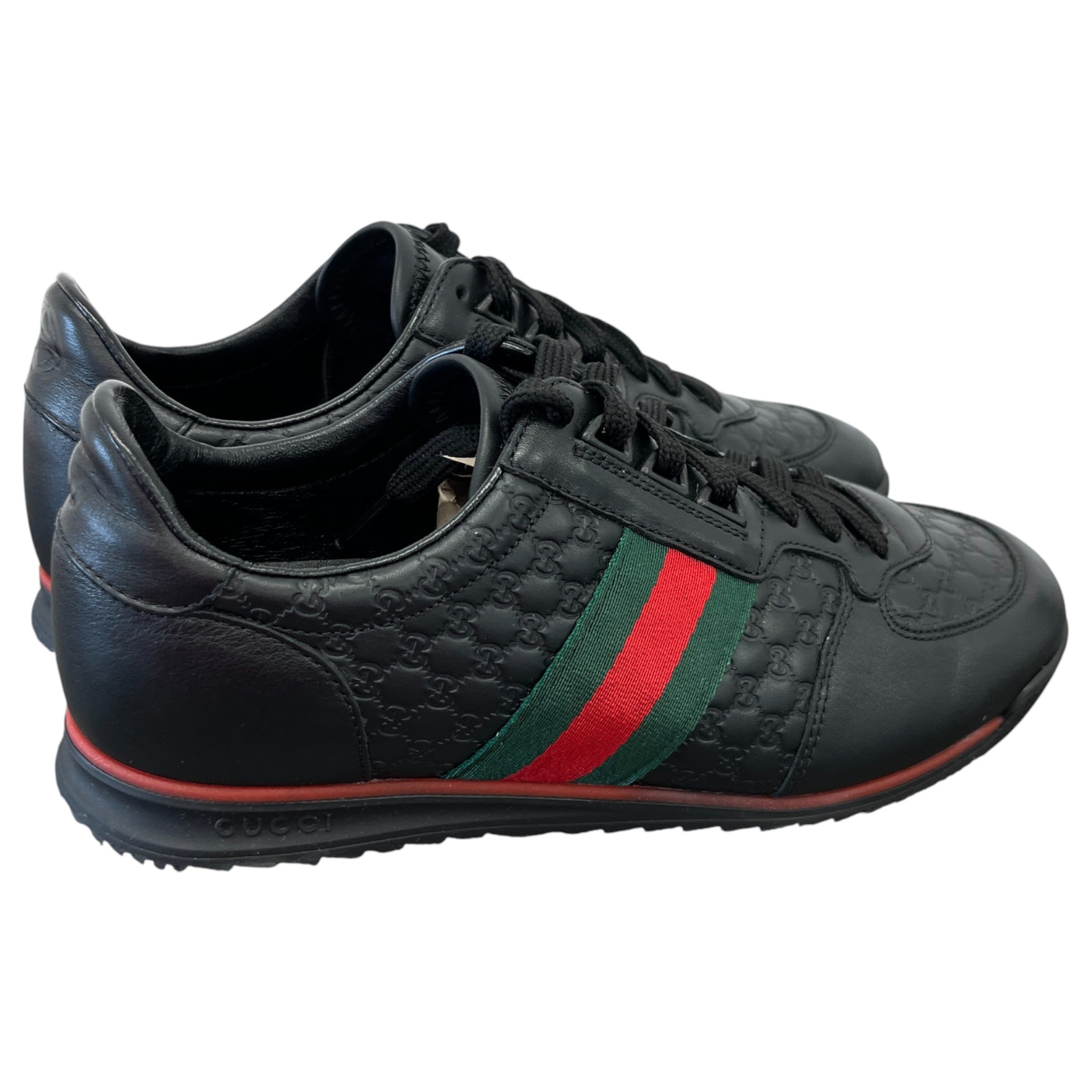 Men's Gg Supreme Web Low Trainers Black Size EU 41 / UK 7