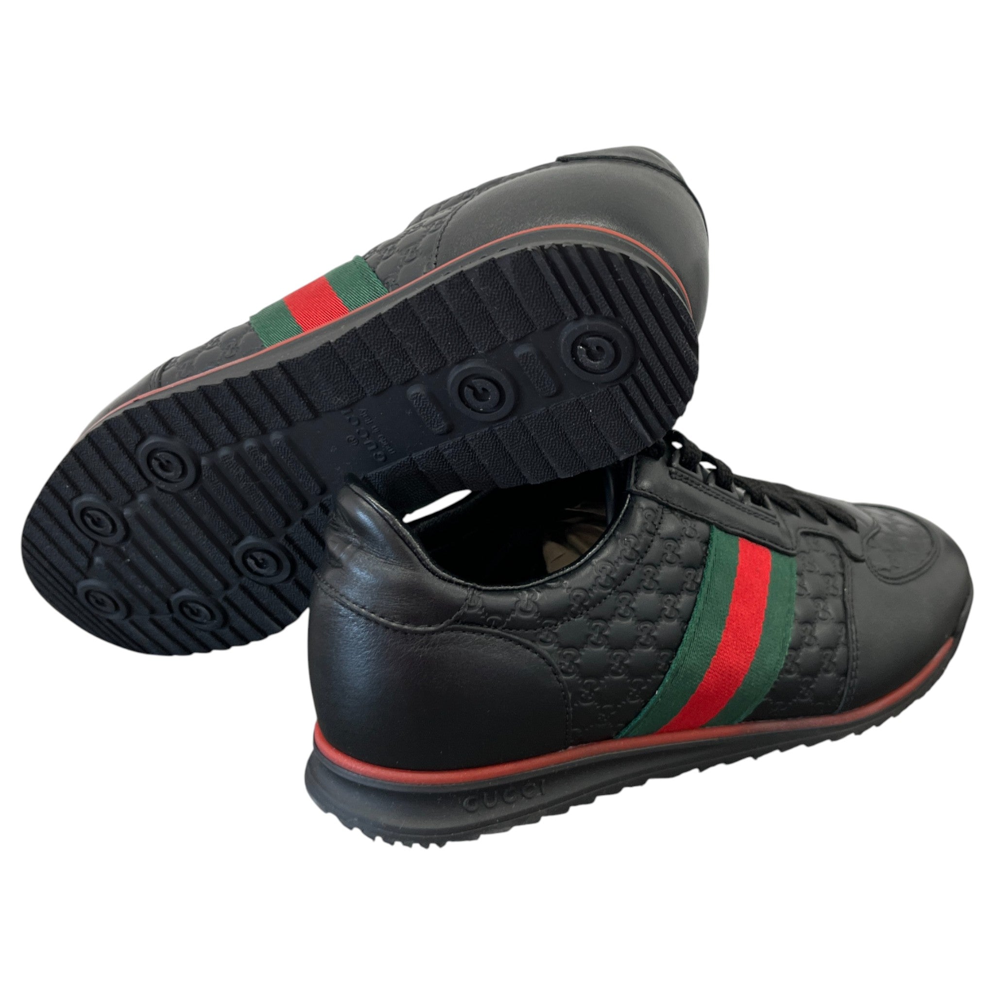 Men's Gg Supreme Web Low Trainers Black Size EU 41 / UK 7