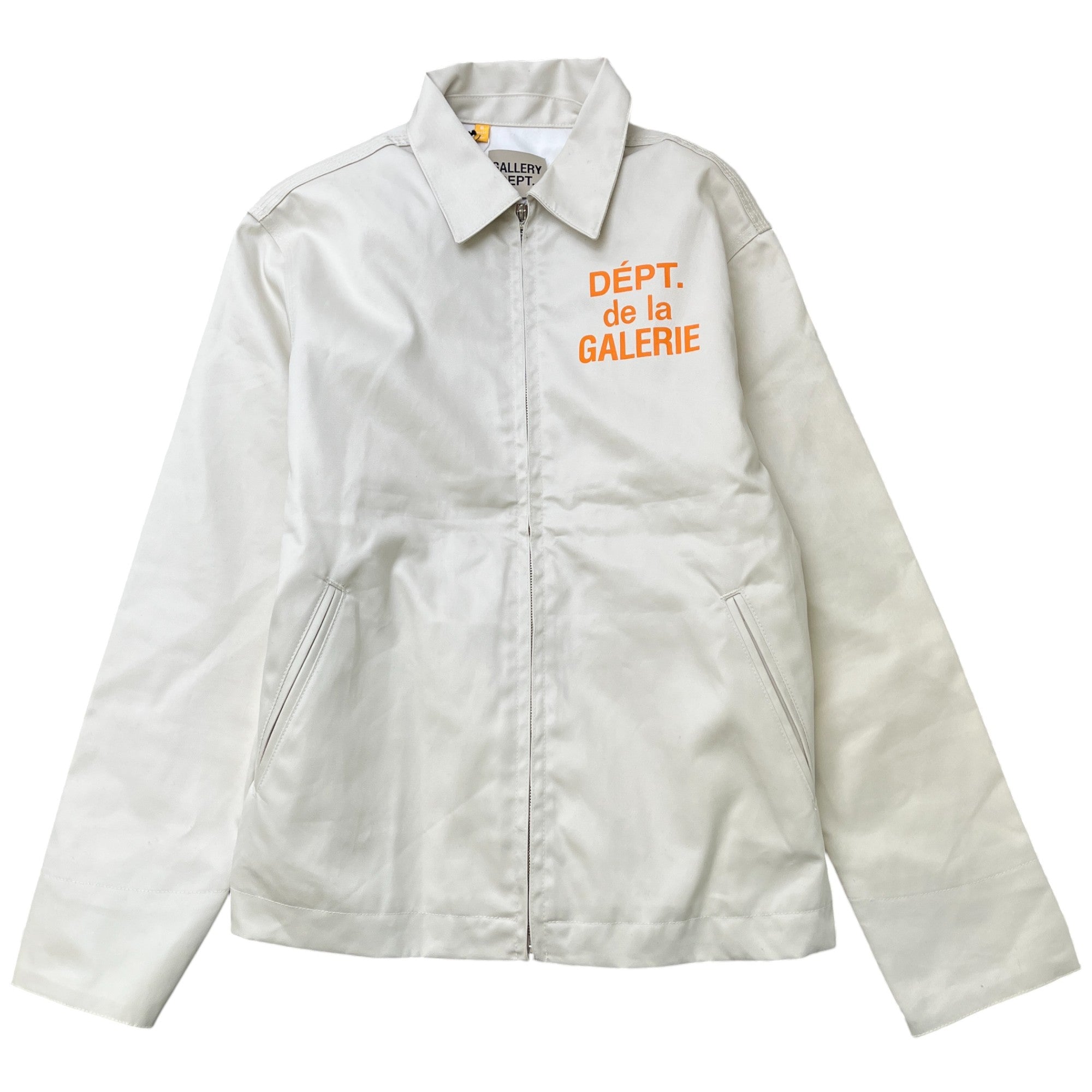 Men's Montecito Logo Jacket Beige Size S